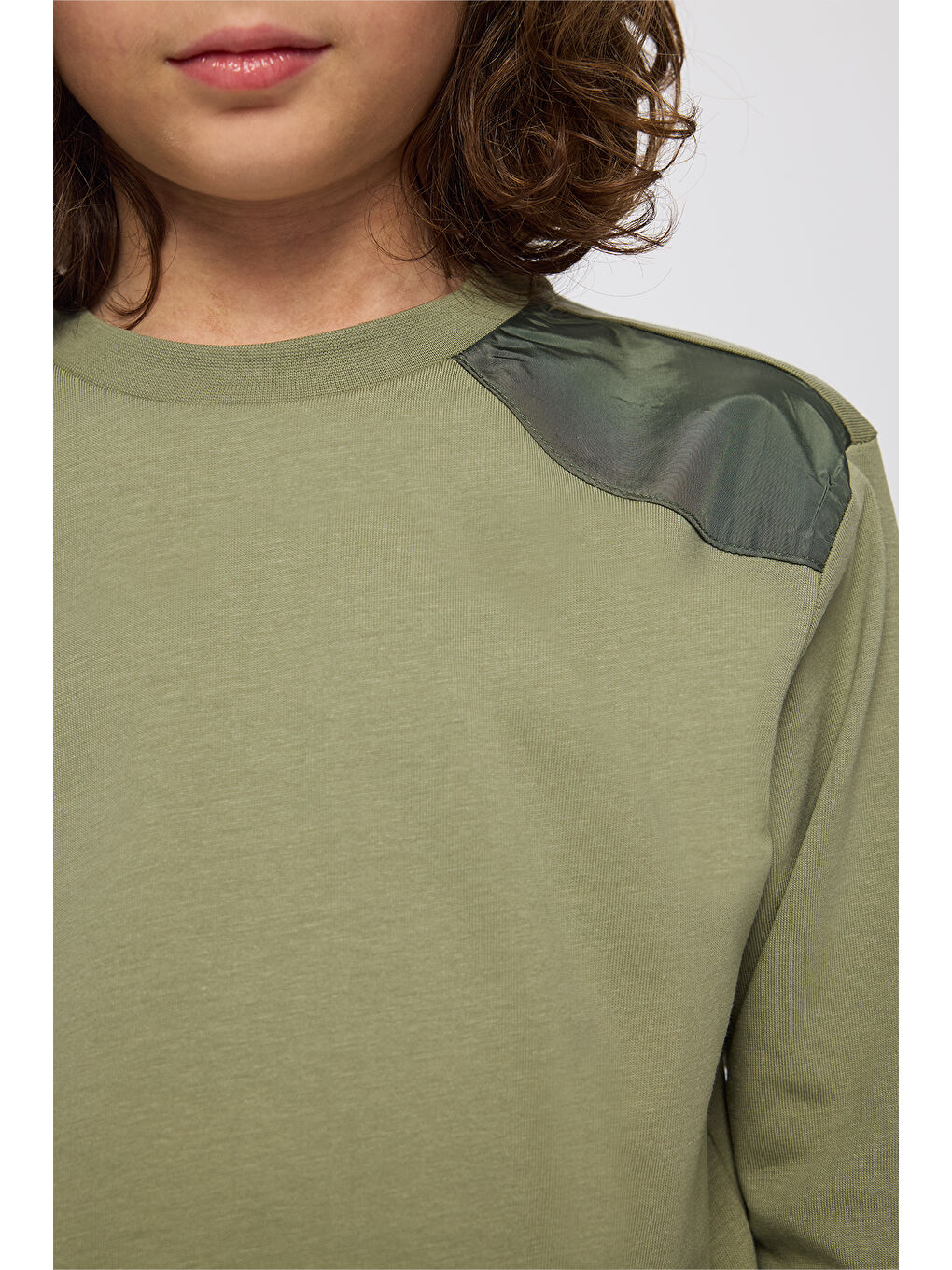 Erkek Çocuk Uzun Kollu T-Shirt Haki-6