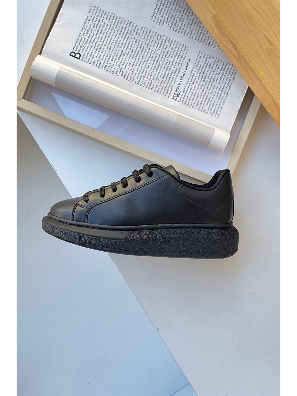 Siyah Kadın Spor Ayakkabı SİYAH