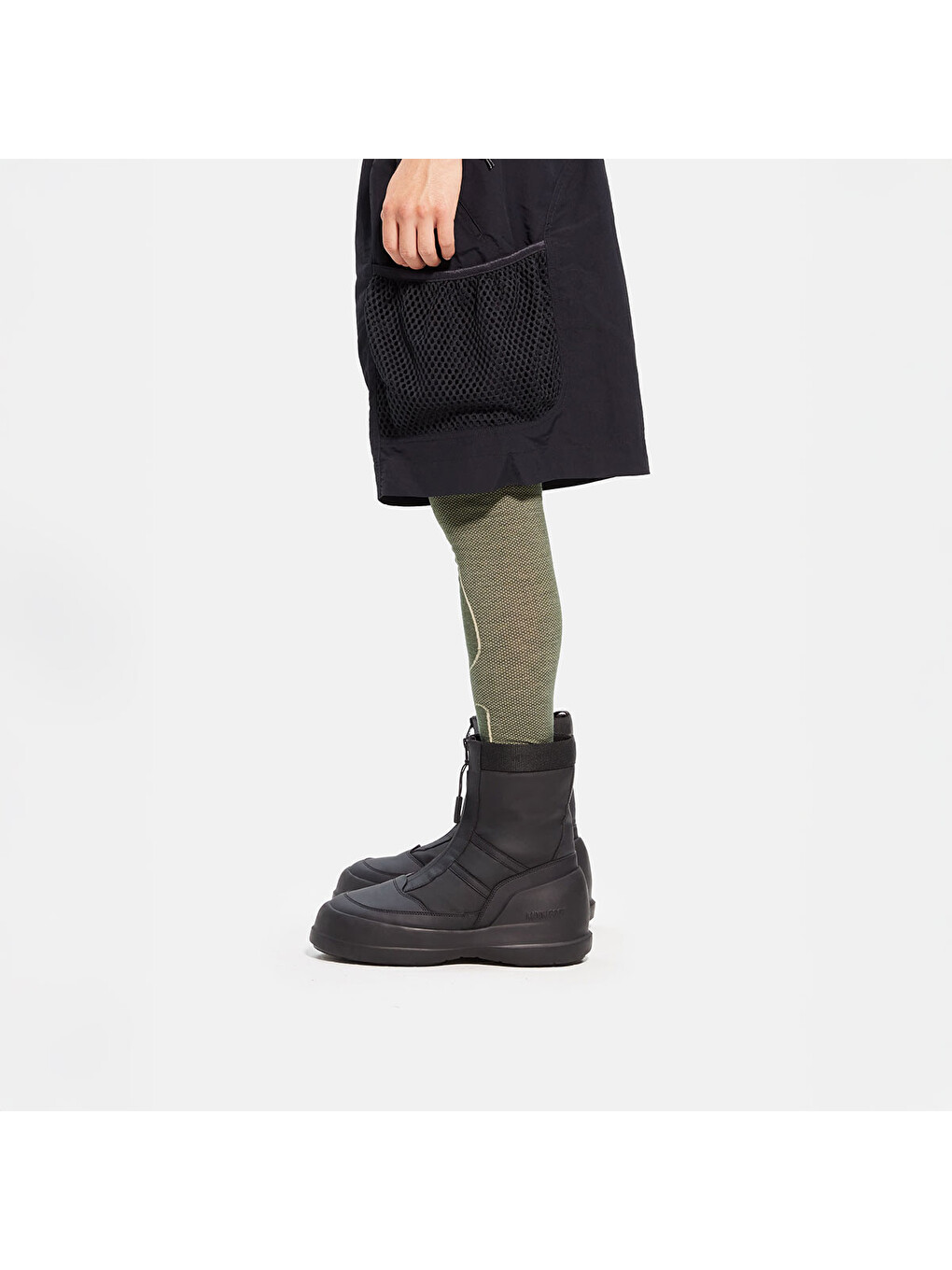 Siyah Kadın Bot (kar) 80d2480010-n001 Luna Zip Boot Black-4