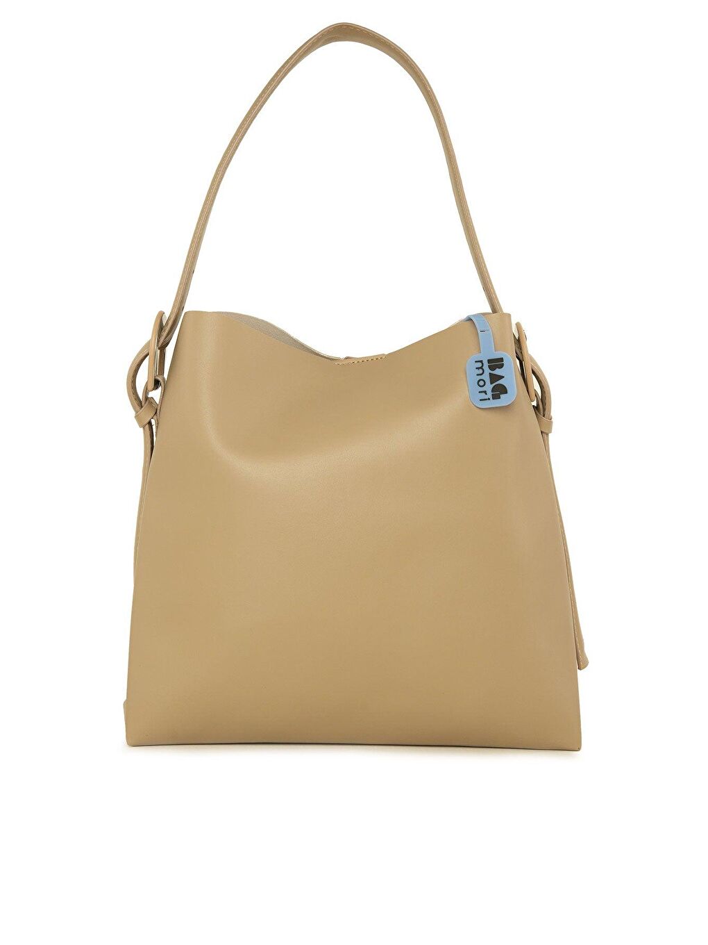 Bej Kemer Toka Detaylı Çanta