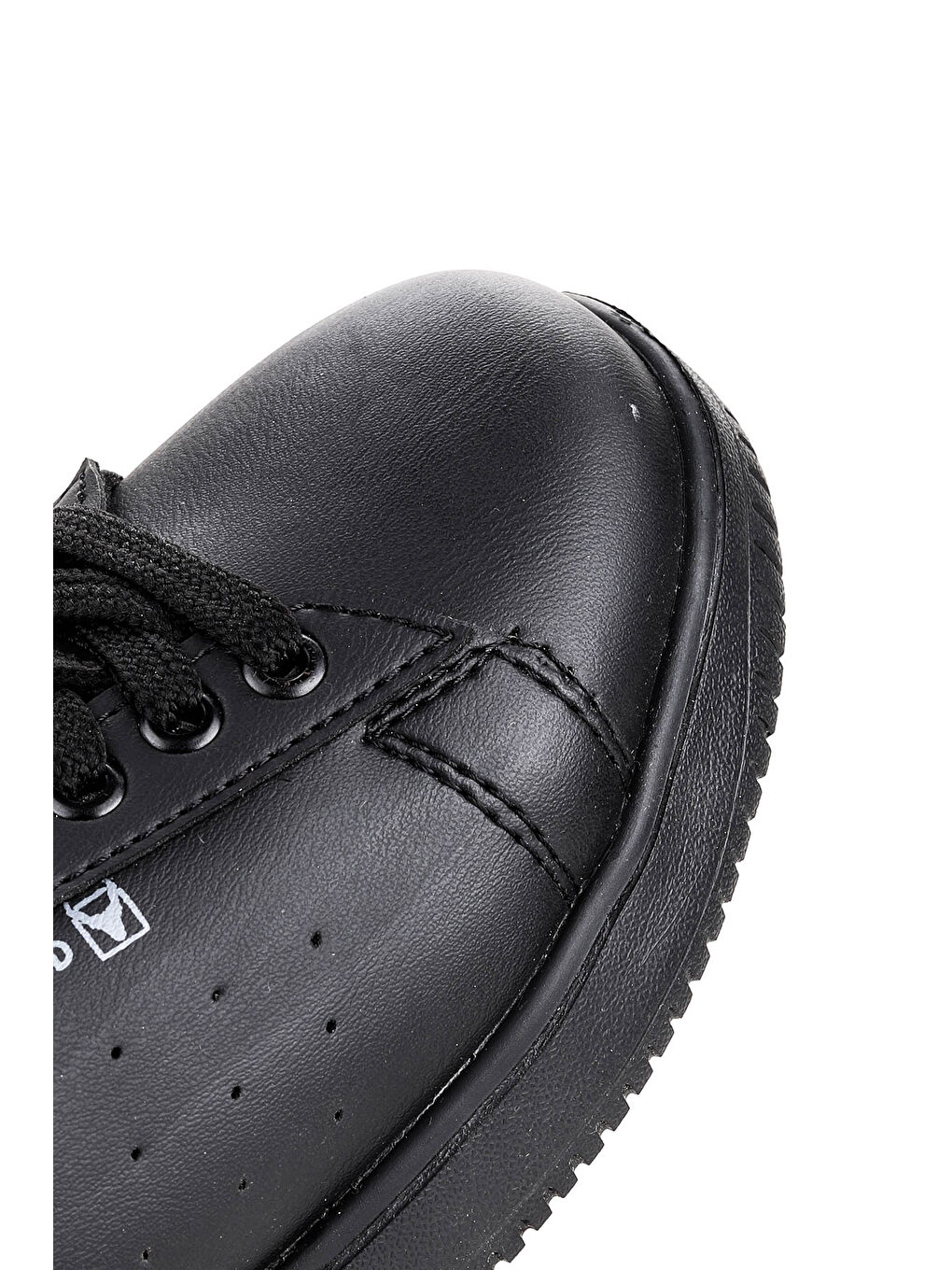 Siyah Boston Bağcıklı Yürüyüş Kadın Spor Ayakkabı 4156-5