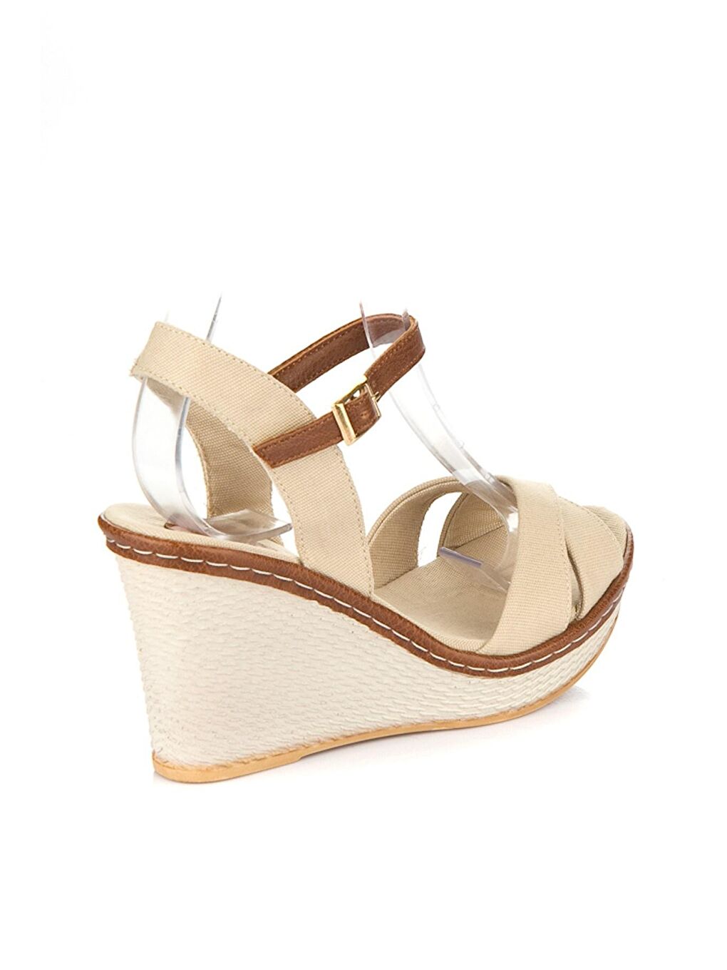 Fox Shoes 9674040205 Bej Dolgu Taban Kadın Ayakkabı - 3