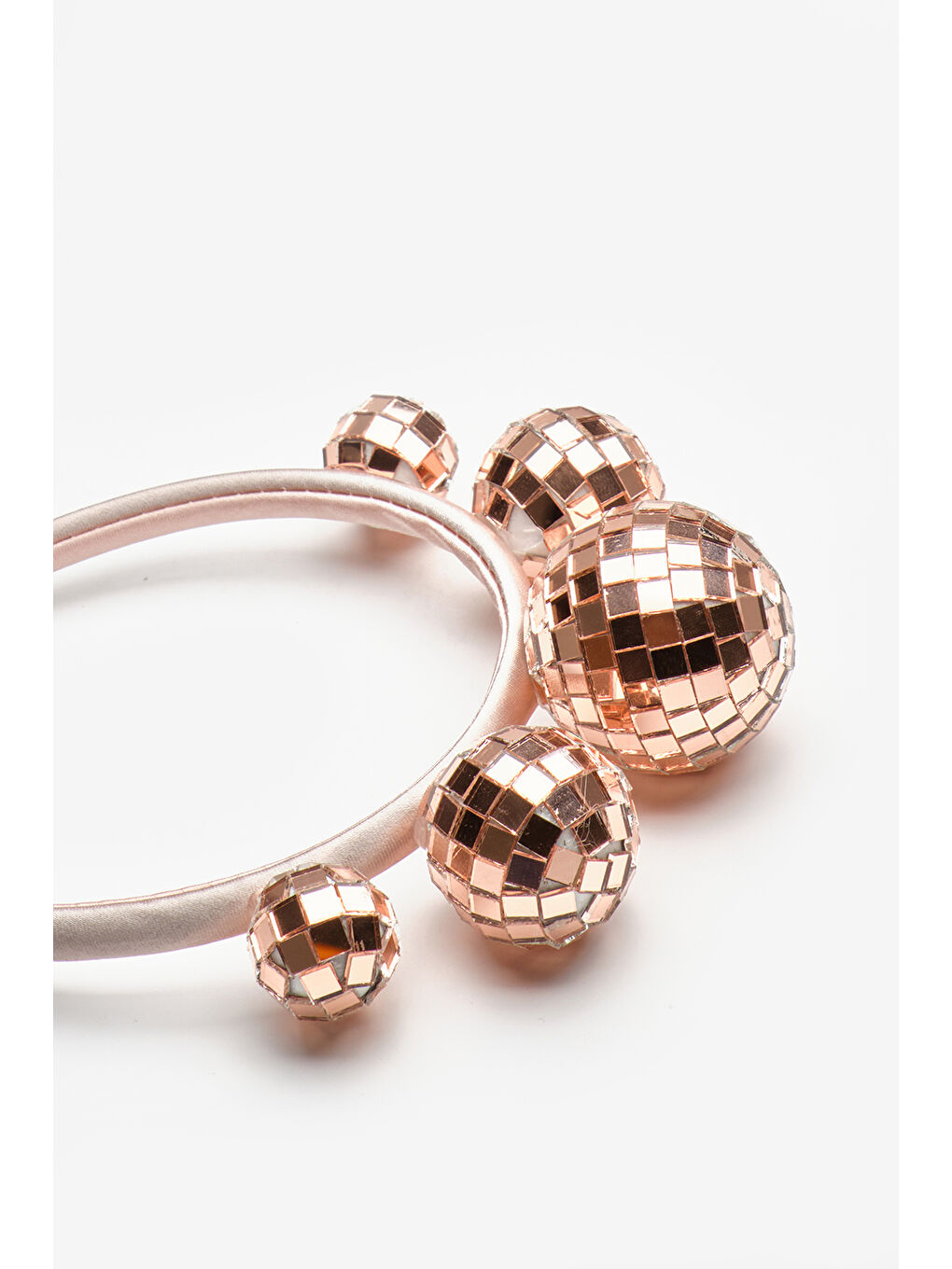 Gri Gümüş 5'li Disko Topu Figürlü Taç-1