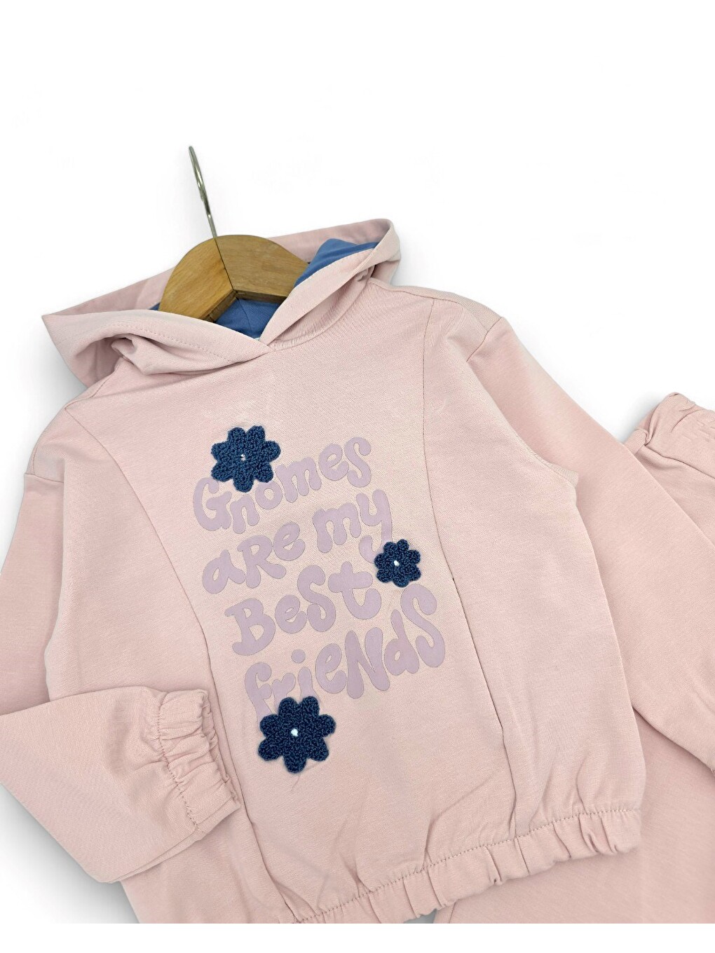 Pembe Kız Çocuk Eşofman Takımı-3