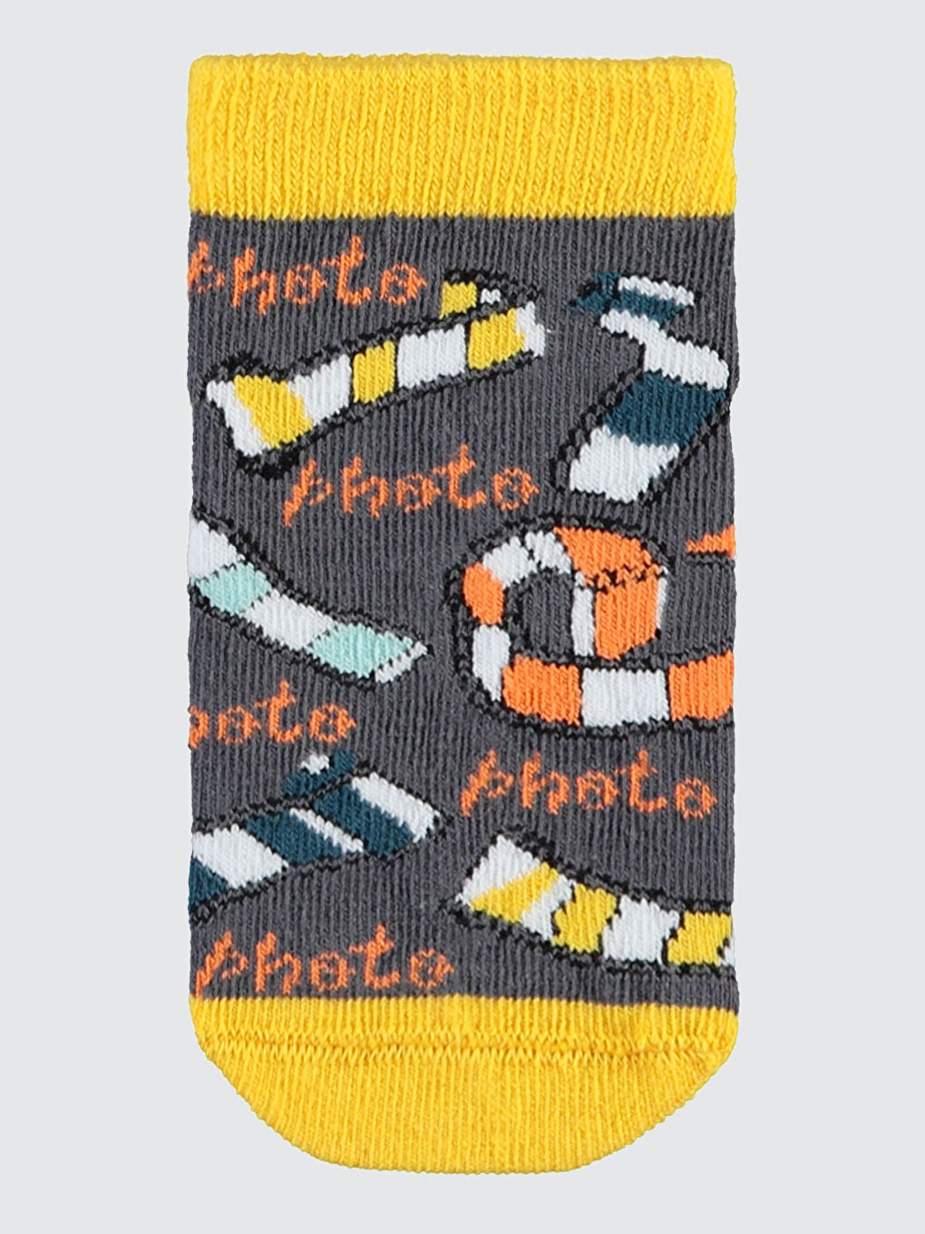 Boys Erkek Çocuk 3'lü Çorap 3-11 Yaş Sarı-2