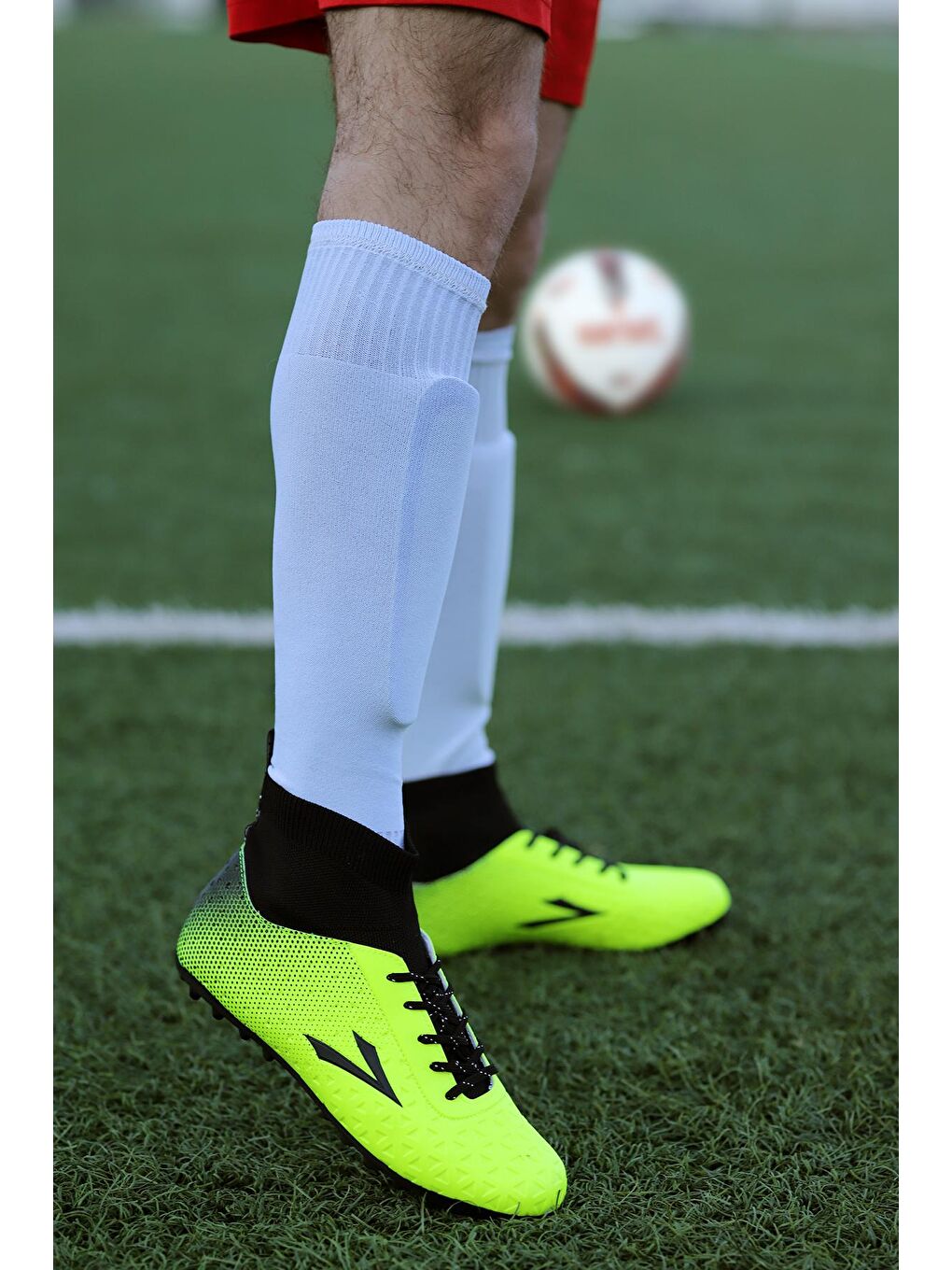 Sarı Simav HM Boğazlı Çorap Halı Saha Erkek Futbol Ayakkabı