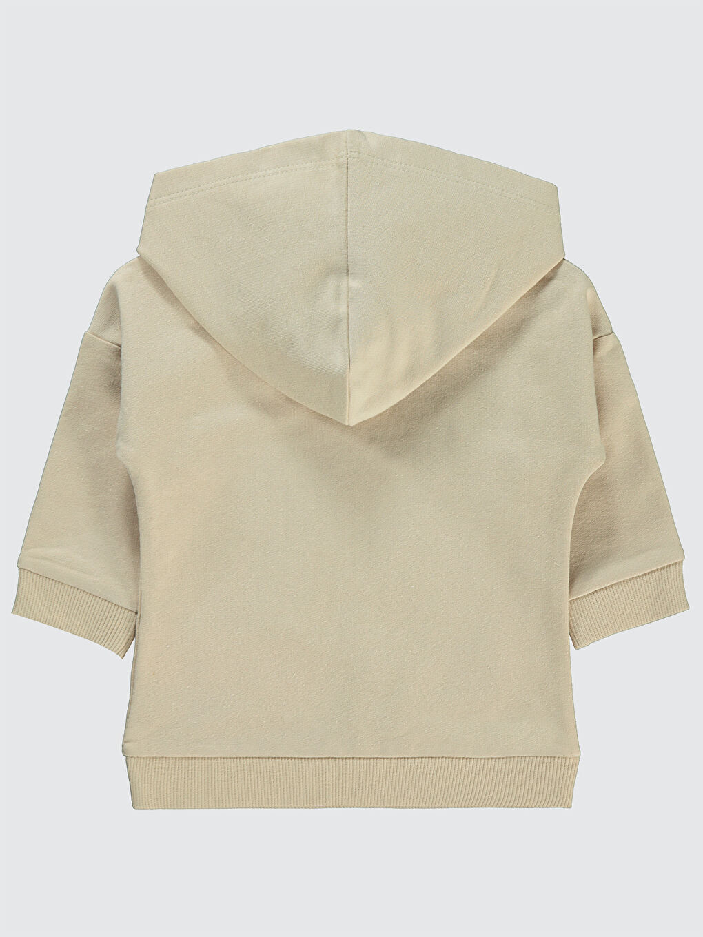 Kahverengi Baby Erkek Bebek Kapüşonlu Sweatshirt 6-18 Ay Sütlü Kahve-1