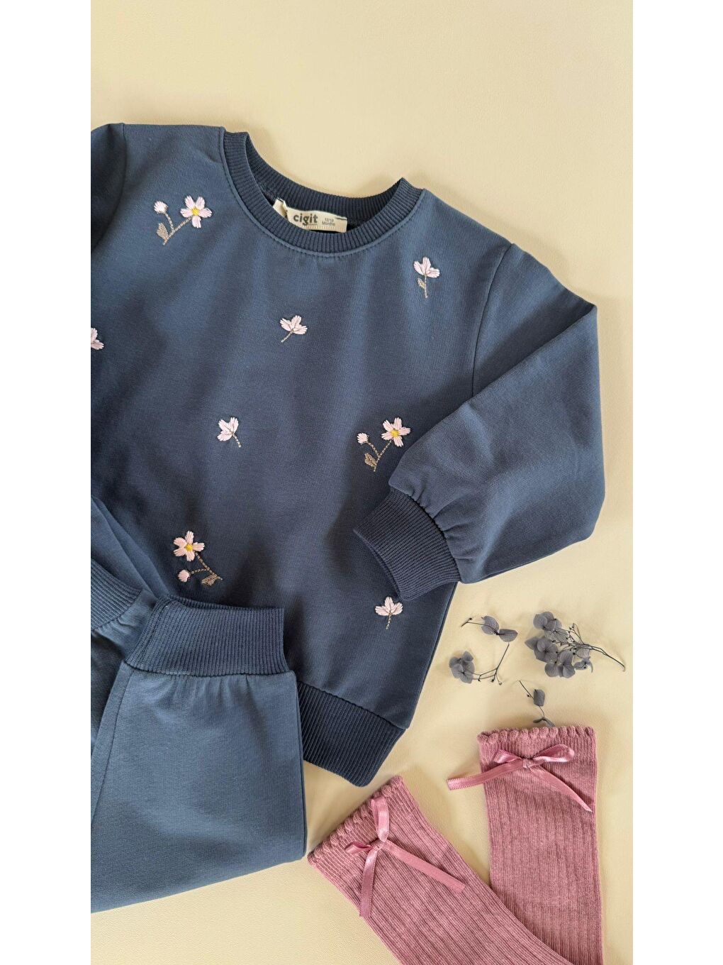 Sweatshirt Takım 1-7 Yaş Lacivert