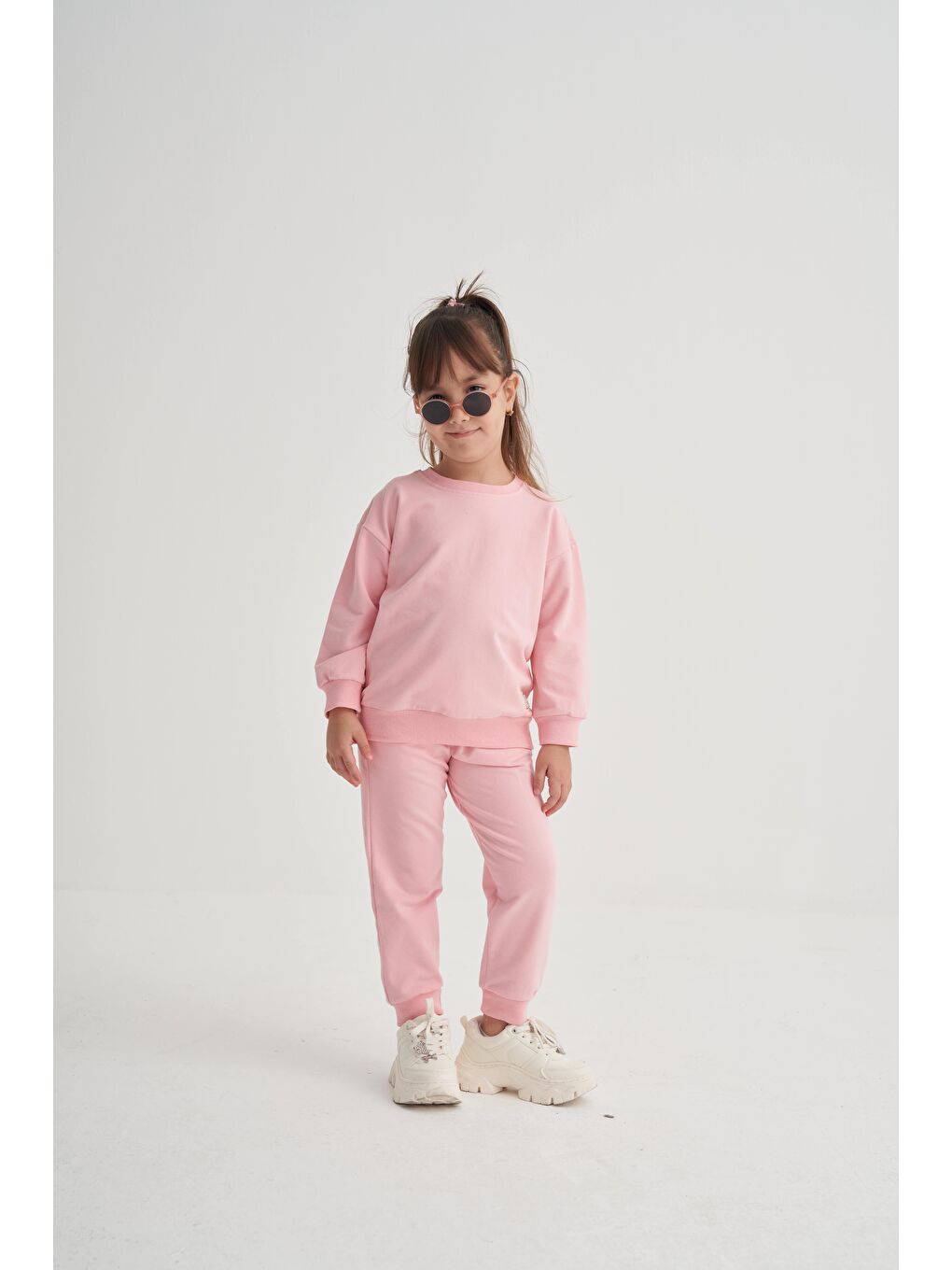 Basic Eşofman Takım 2-7 Yaş Pembe