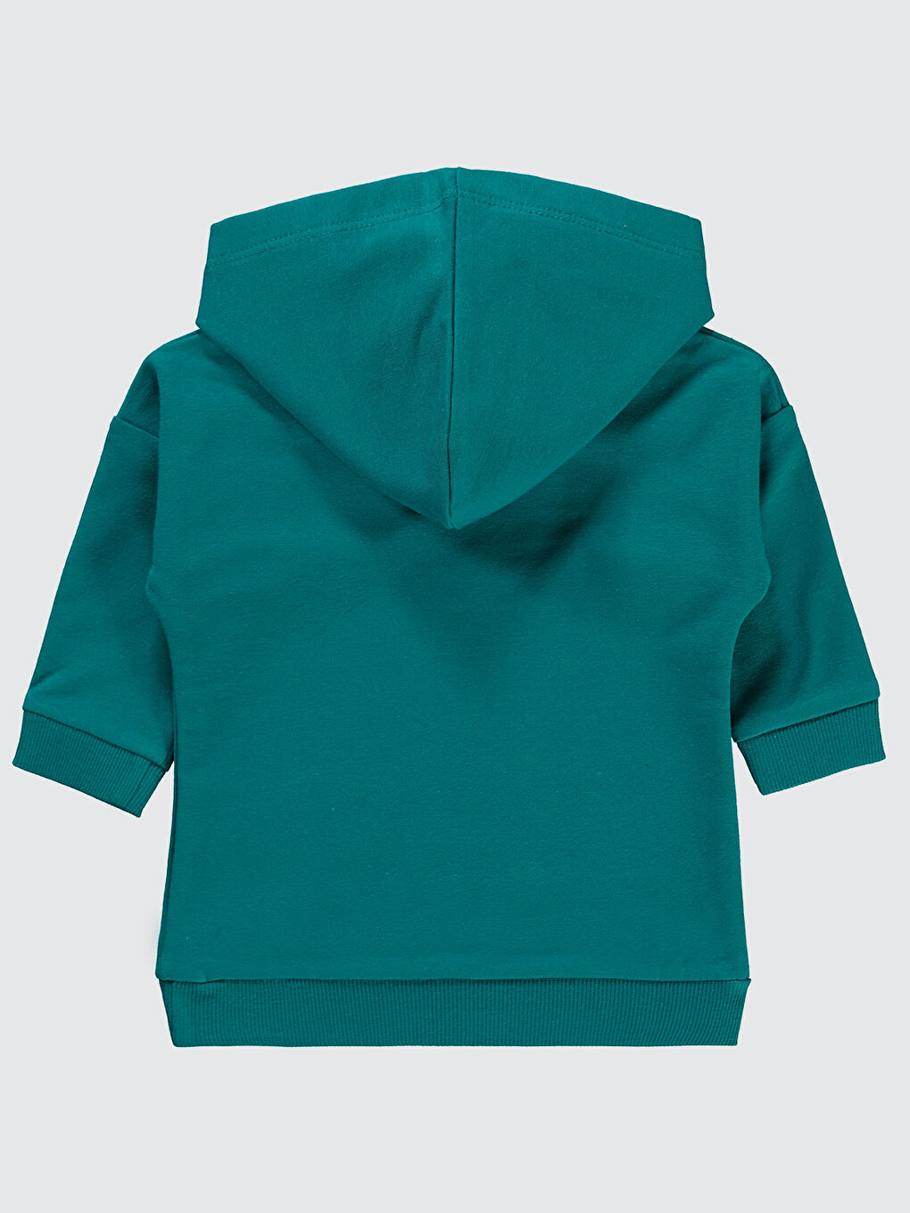 Baby Erkek Bebek Kapüşonlu Sweatshirt 6-18 Ay Petrol Yeşili-1