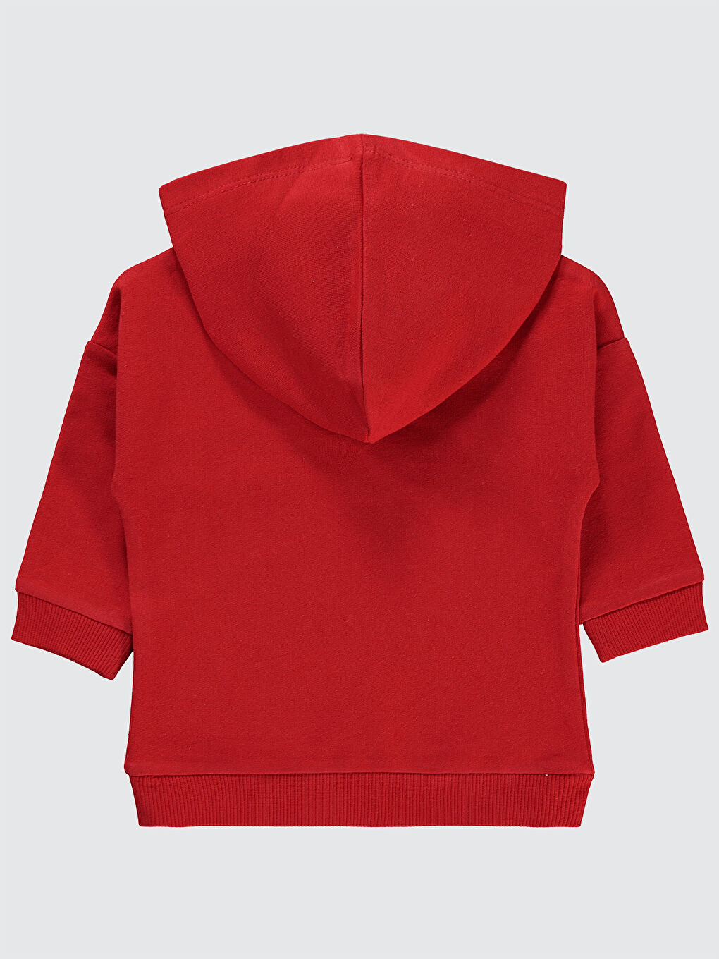 Baby Erkek Bebek Kapüşonlu Sweatshirt 6-18 Ay Kırmızı-1