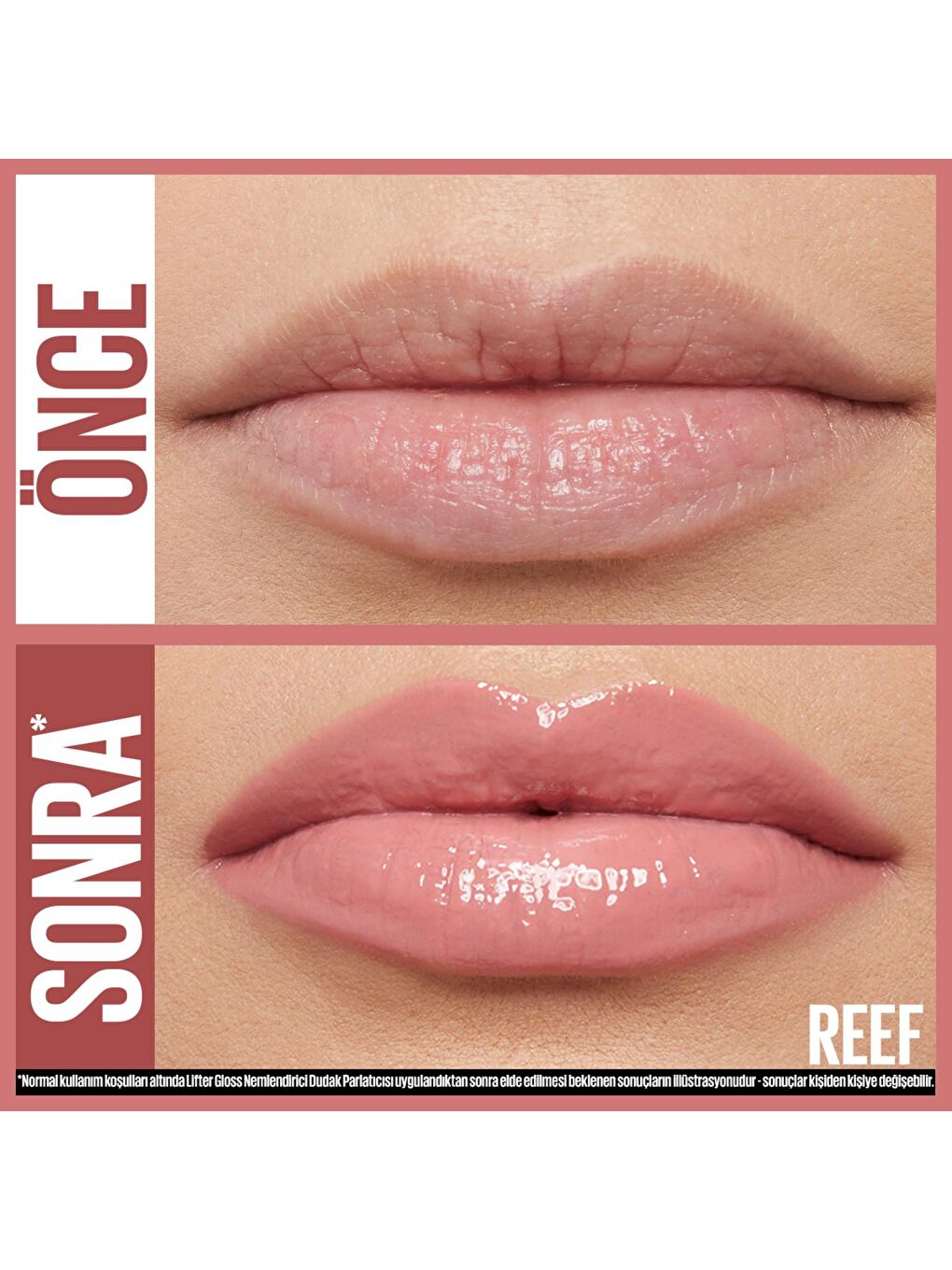 MAYBELLINE NEWYORK Şeffaf Lifter Gloss Nemlendirici Dudak Parlatıcısı - 006 Reef - 1