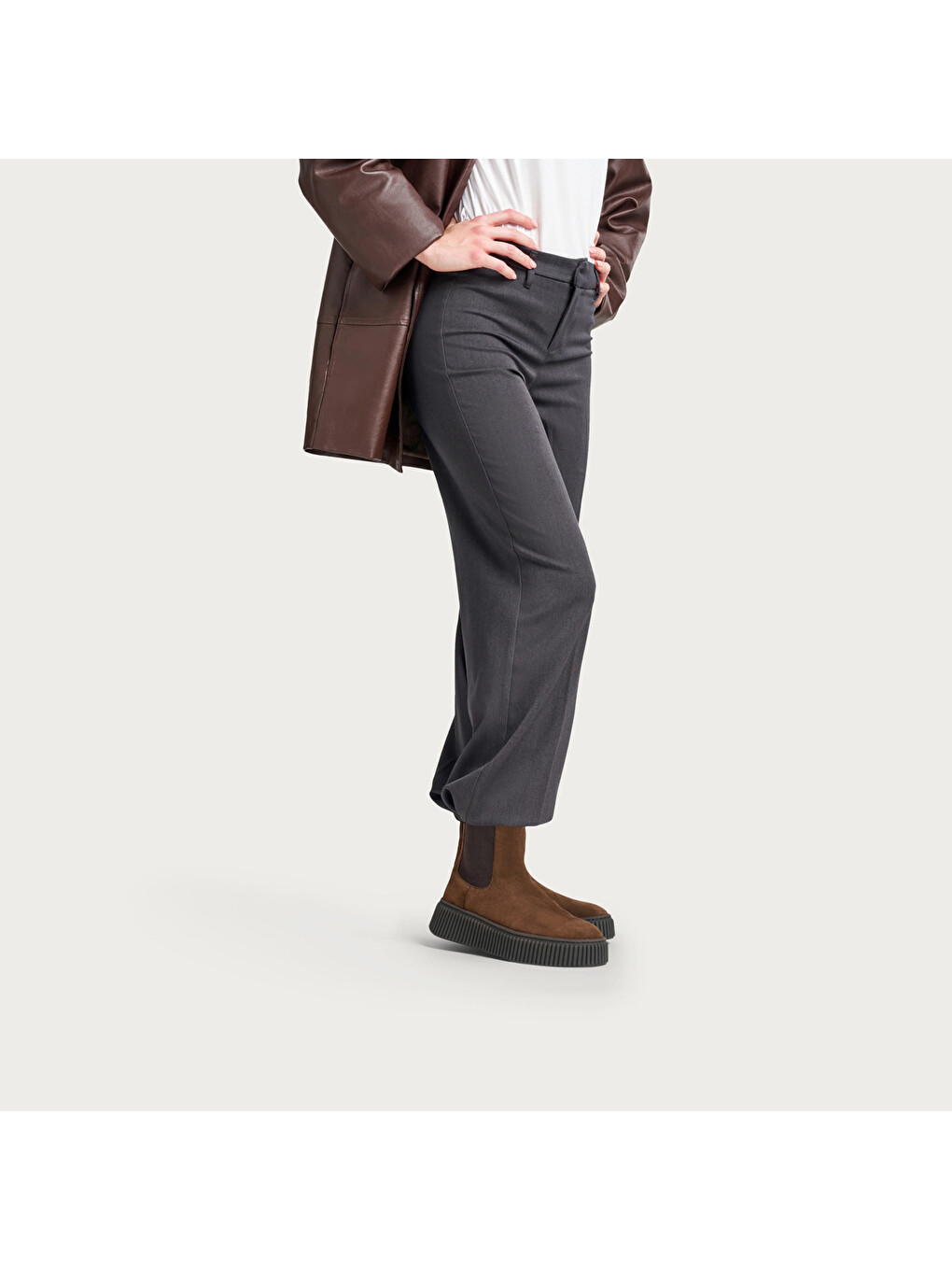 Kahverengi Kadın Bot 40a5 Softy Cacao (dark Brown)-5