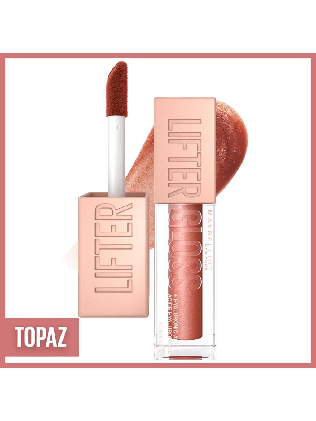 MAYBELLINE NEWYORK Şeffaf Lifter Gloss Nemlendirici Dudak Parlatıcısı- 009 Topaz - 1