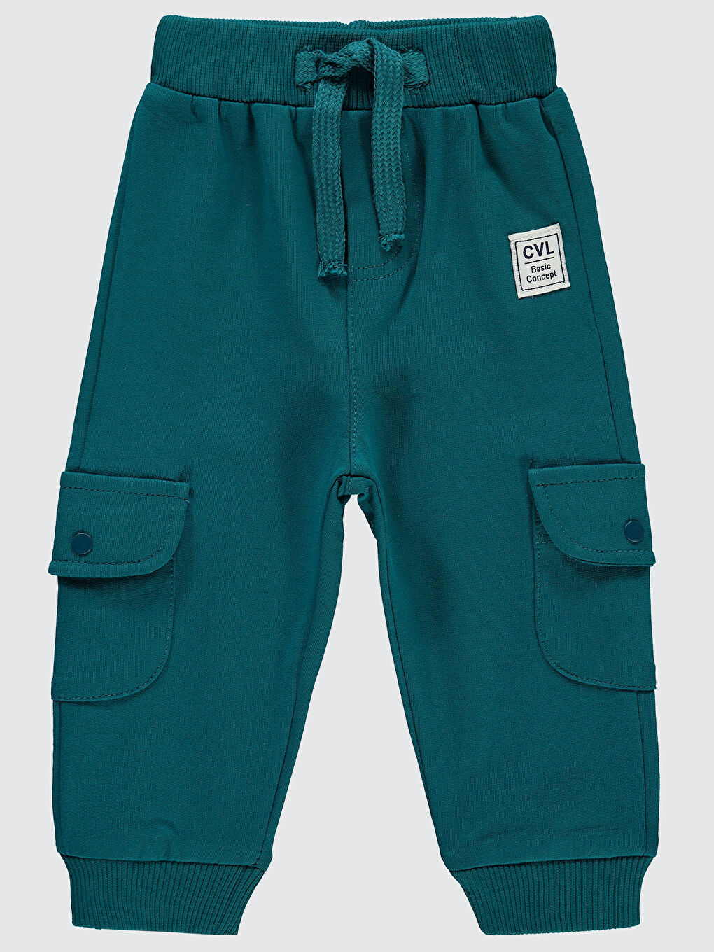 Baby Erkek Bebek Patiksiz Tek Alt 6-18 Ay Yeşili Petrol Yeşili