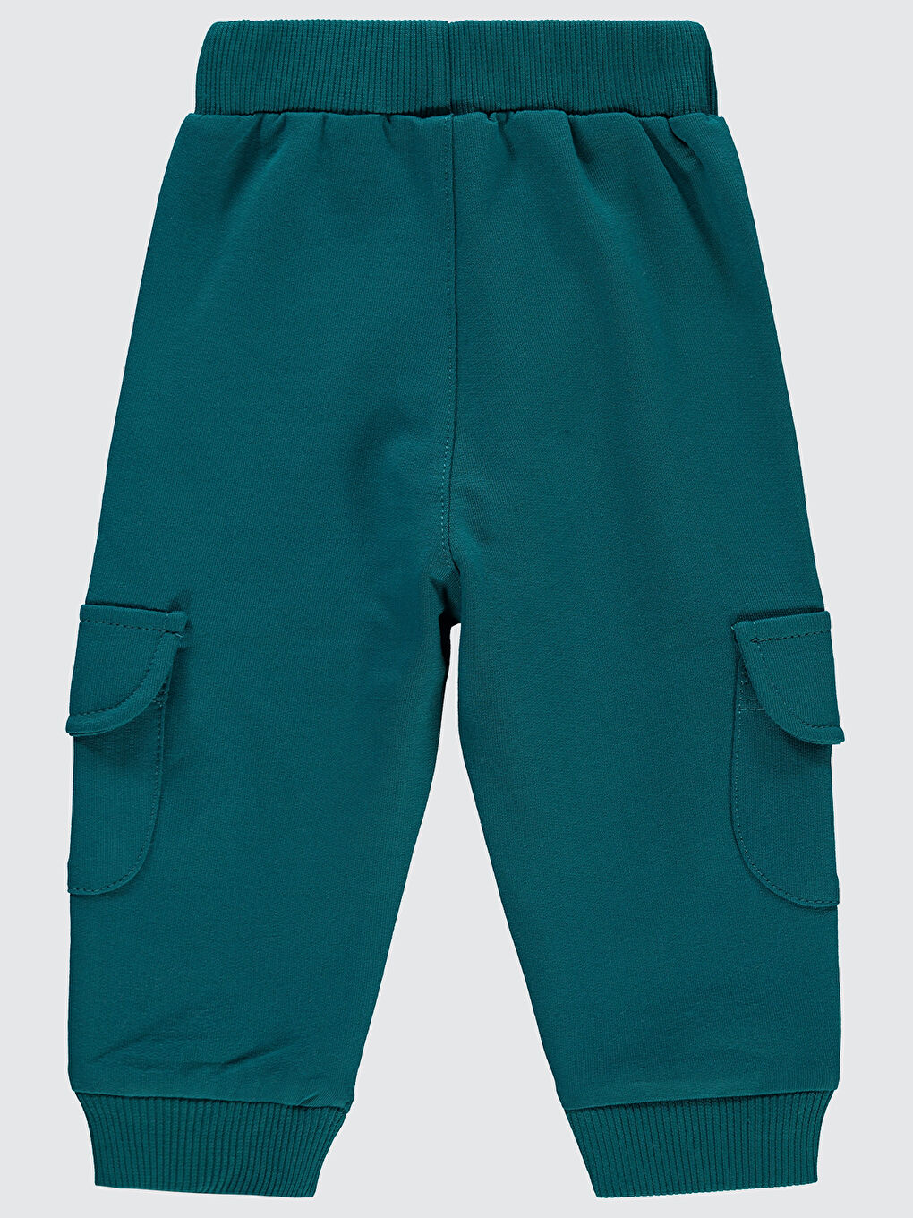 Baby Erkek Bebek Patiksiz Tek Alt 6-18 Ay Yeşili Petrol Yeşili-1