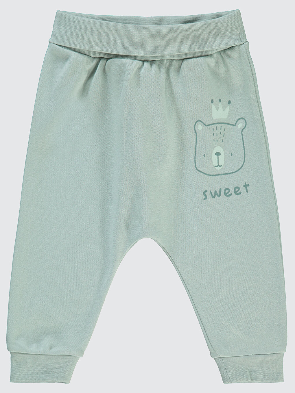 Erkek  Bebek Patiksiz Tek Alt 6-18 Ay Çağla Yeşili