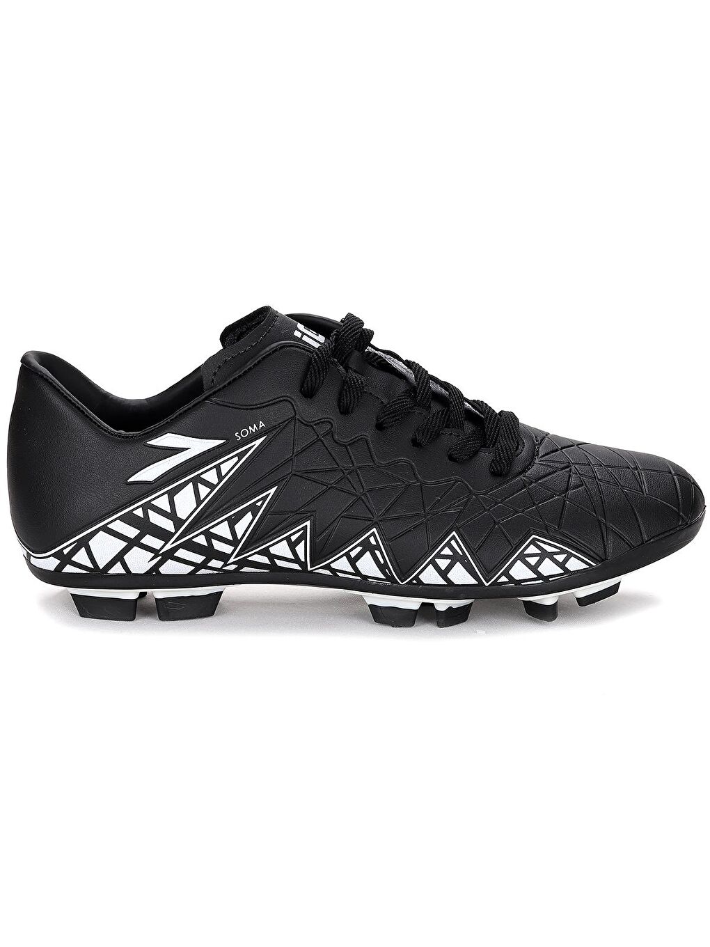 Siyah Soma KM Krampon Çim Saha Erkek Futbol Ayakkabı-3