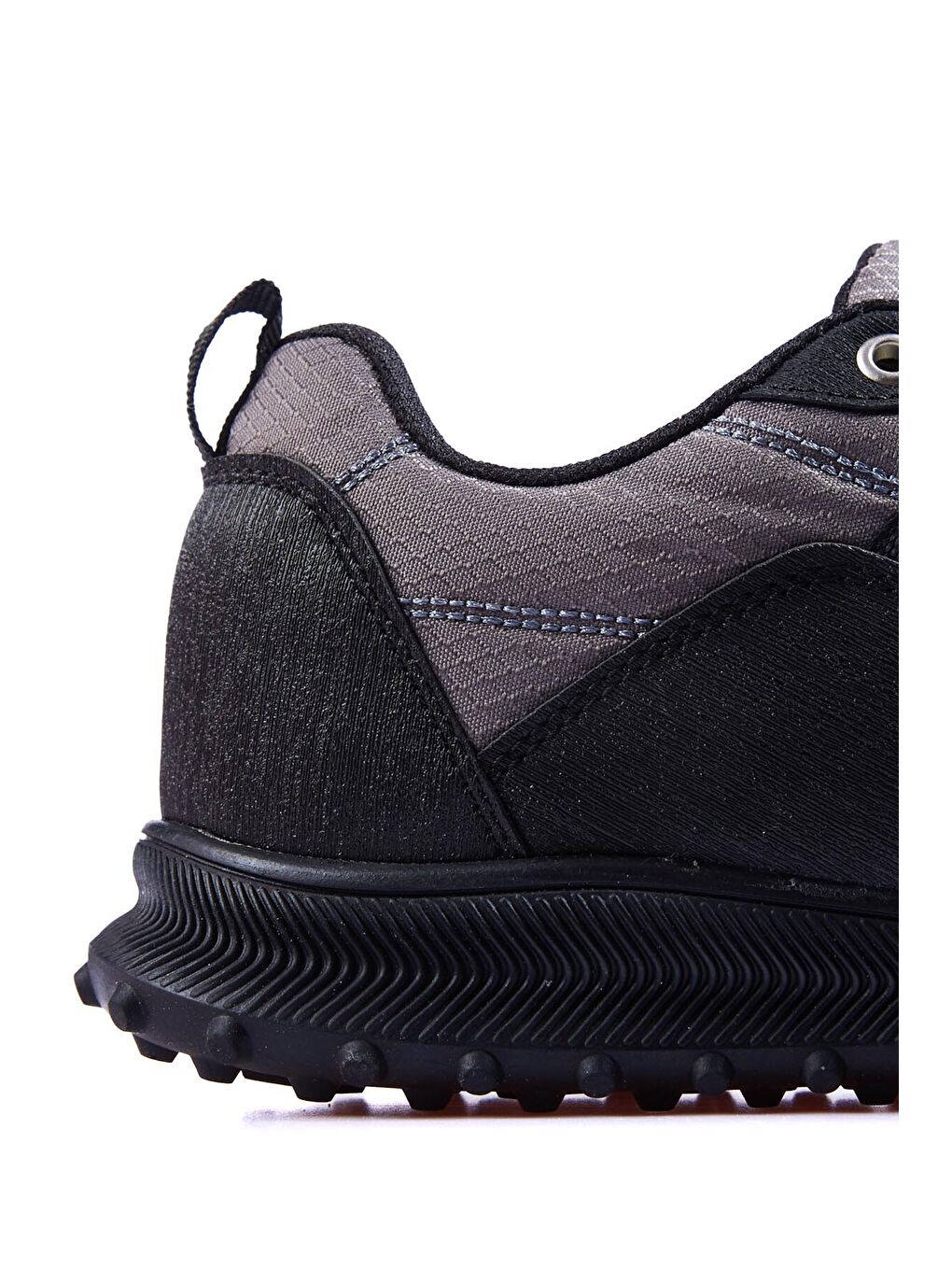 Gri Füme Bağcıklı File Detaylı Suni Deri Erkek Spor Ayakkabı - 89114-3