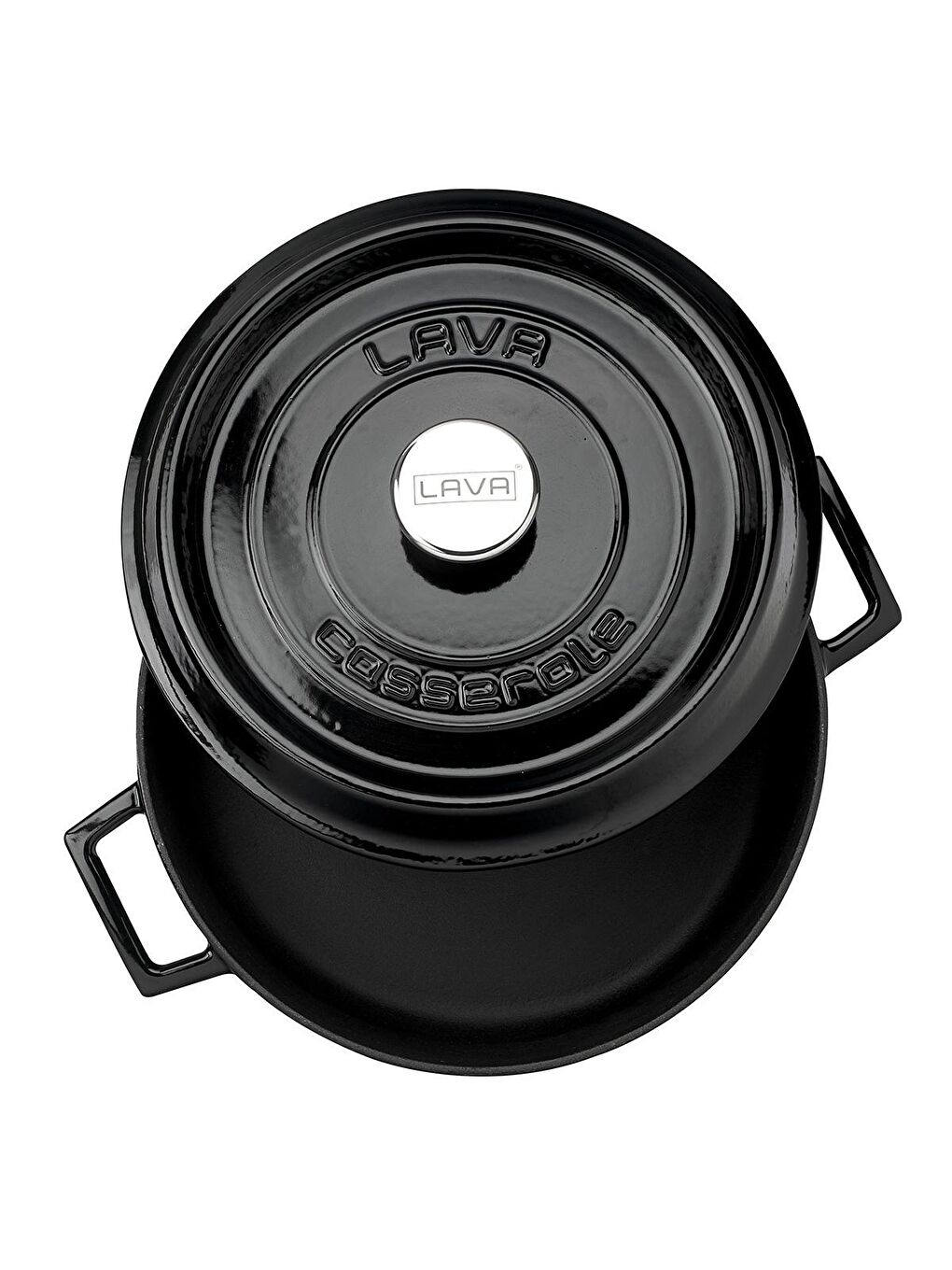 Siyah Çok Amaçlı Yayvan Tencere. Trendy Serisi Çap(Ø)32cm.-2