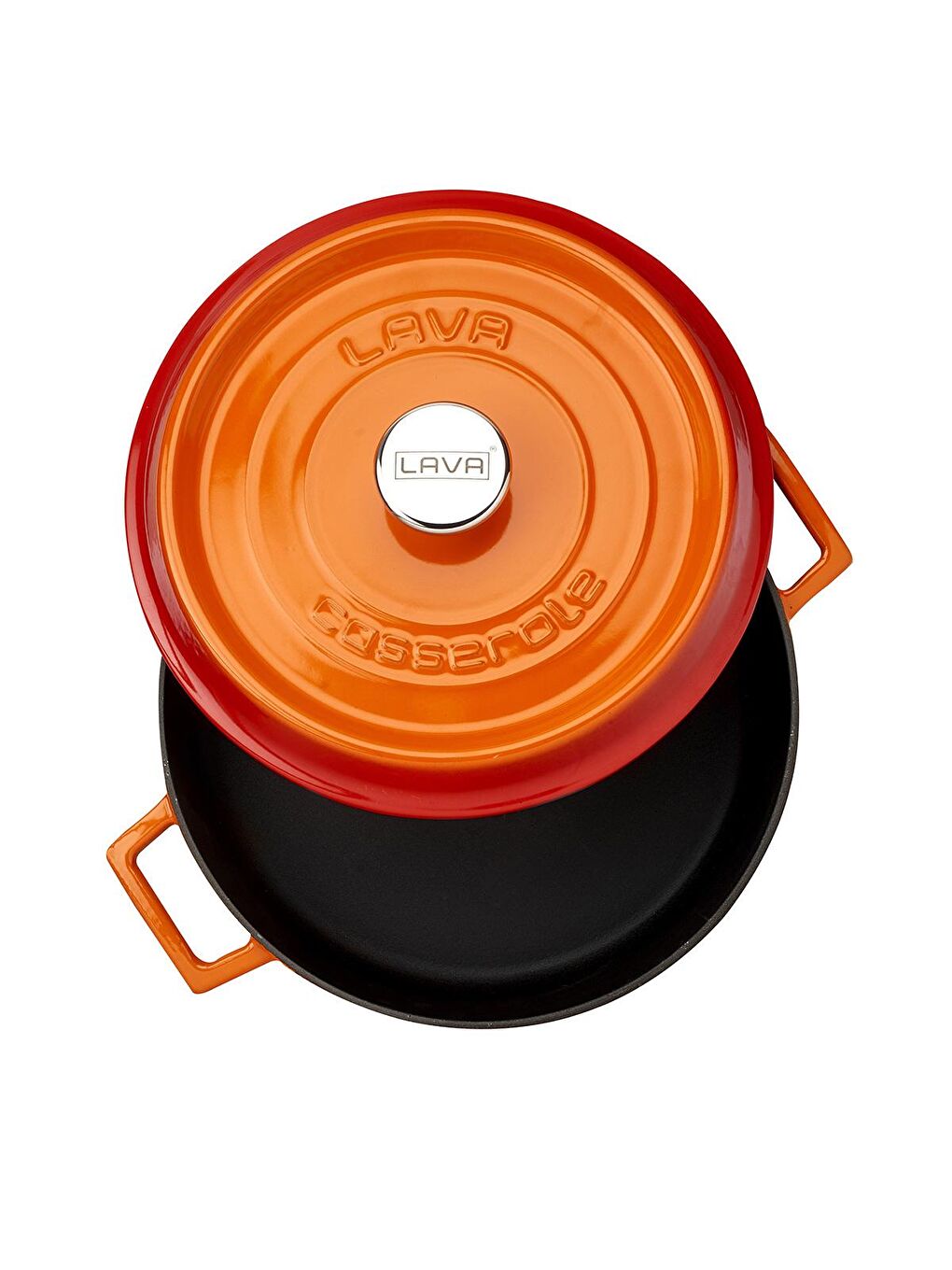 Turuncu Çok Amaçlı Yayvan Tencere. Trendy Serisi Çap(Ø)32cm.-2