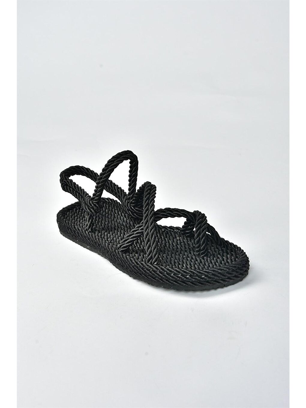 H596111604 Siyah Kadın Sandalet-2