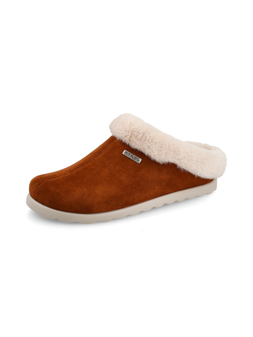 Kahverengi Kadın Ev Terliği C3 Z53 Vf Cloth Woman Slıpper-1