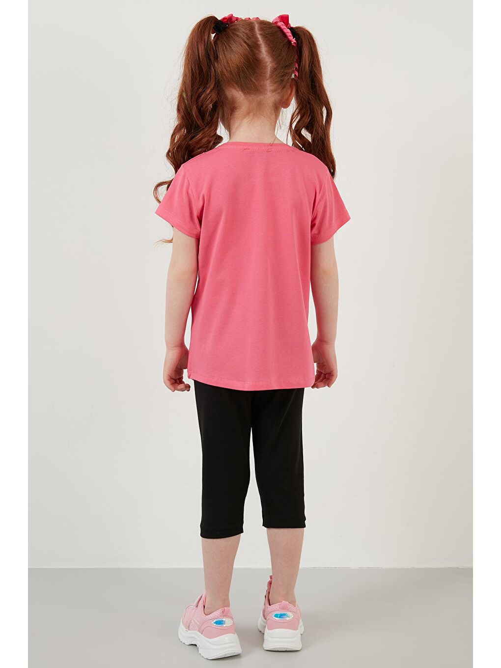 Kırmızı Baskılı Bisiklet Yaka Pamuklu 2'li Takım 6211032-4