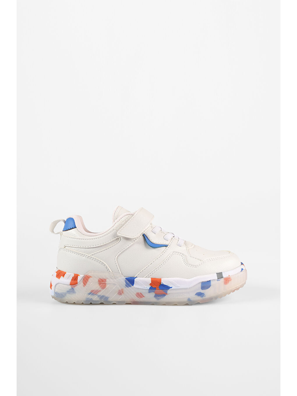 Monaco Hafif Erkek Okul Öncesi Beyaz/Saks Mavi Sneaker