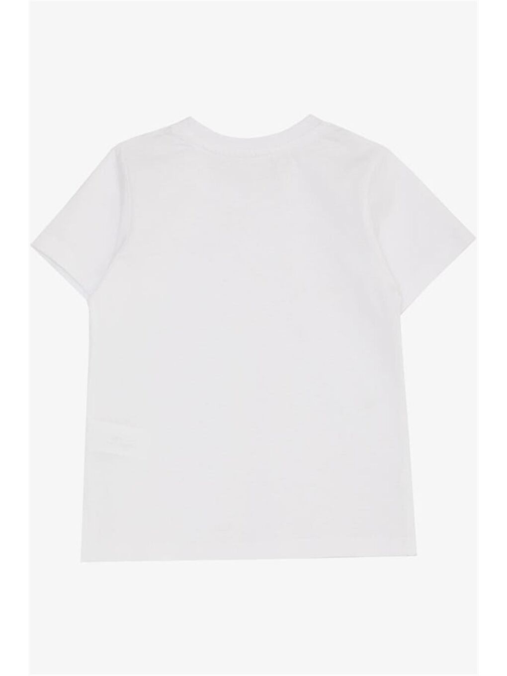 Erkek Çocuk Tişört Cool Yazı Armalı Cepli Beyaz (1.5-5 Yaş)-5