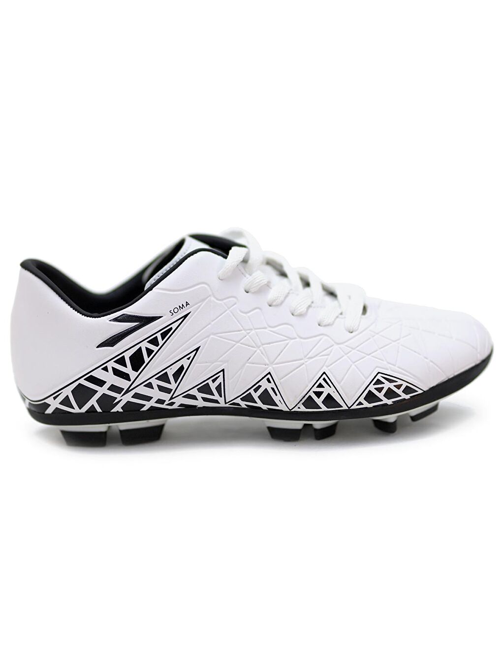 Beyaz Soma KM Krampon Çim Saha Erkek Futbol Ayakkabı-3