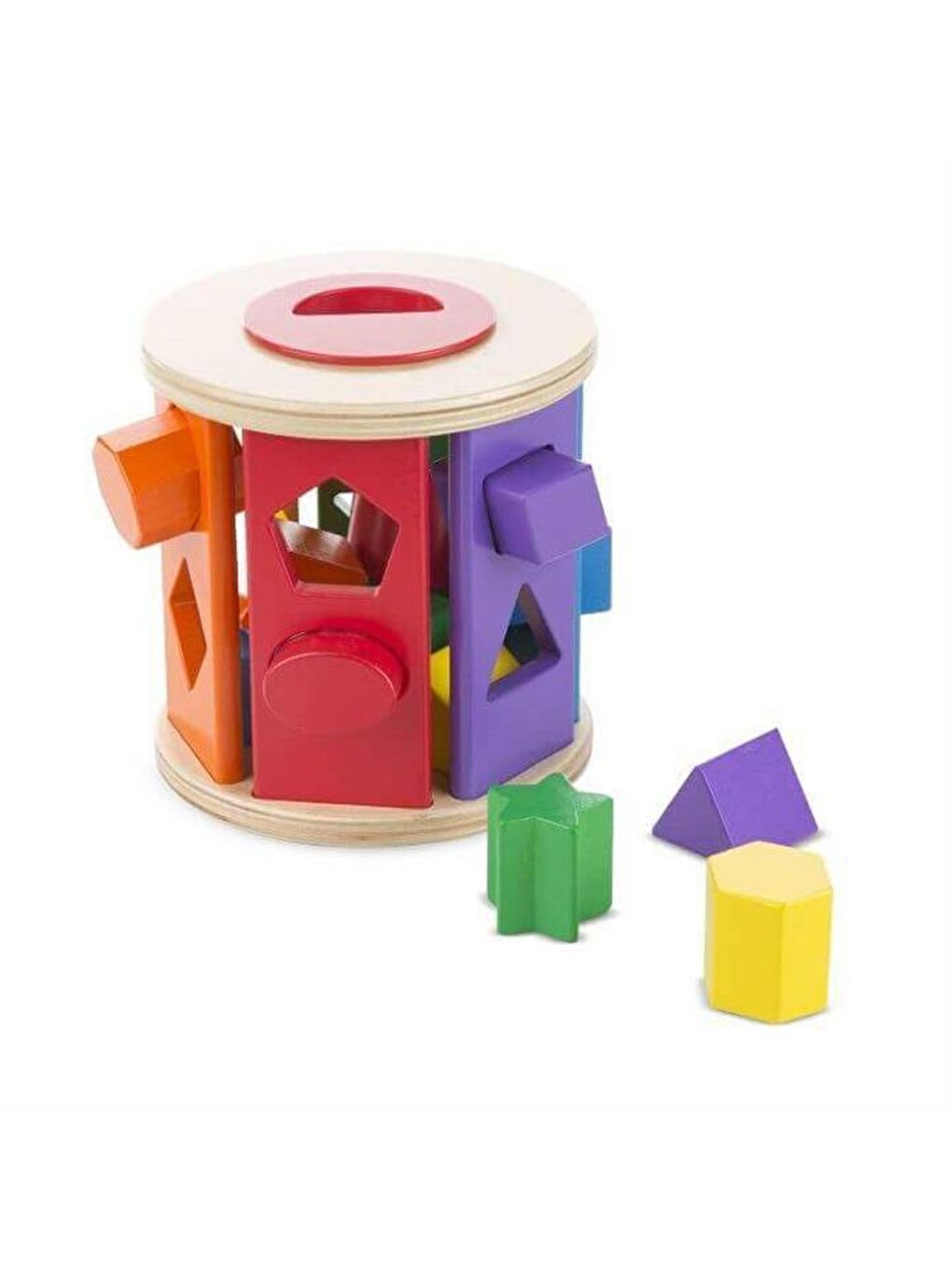 Melissa and Doug Karışık Döndür Eşleştir Şekil Bulmaca