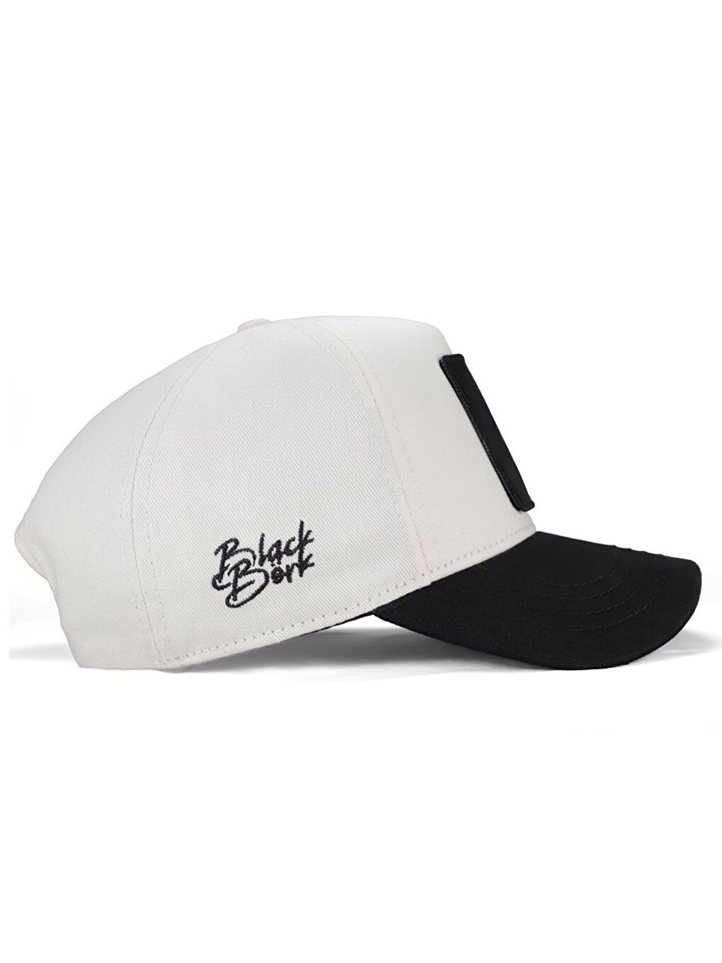 V1 Baseball Start Small - 1 Kod Logolu Unisex Bej-Siyah Siperli Şapka (Cap)-1