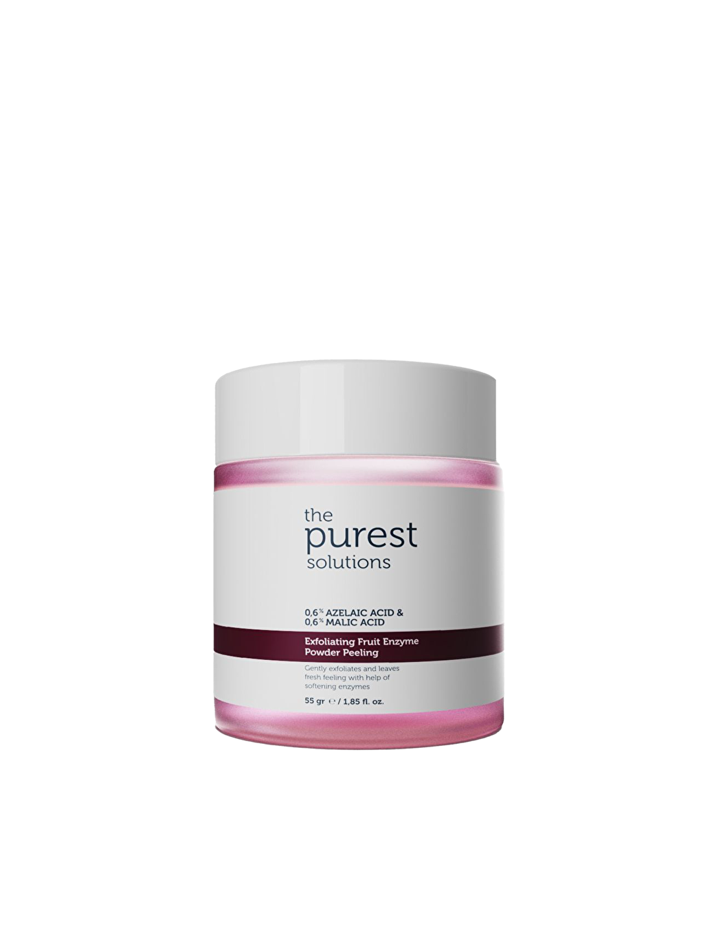 The Purest Solutions Renksiz 0,6% Azelaic Acid + 0,6% Malic Acid Fruit Enzyme Powder Exfoliator & Peeling 55 g