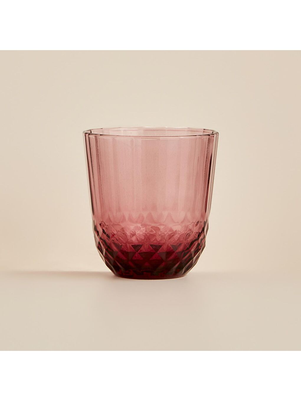 Pembe Colore Kesme Bardak 6'lı Gül Kurusu