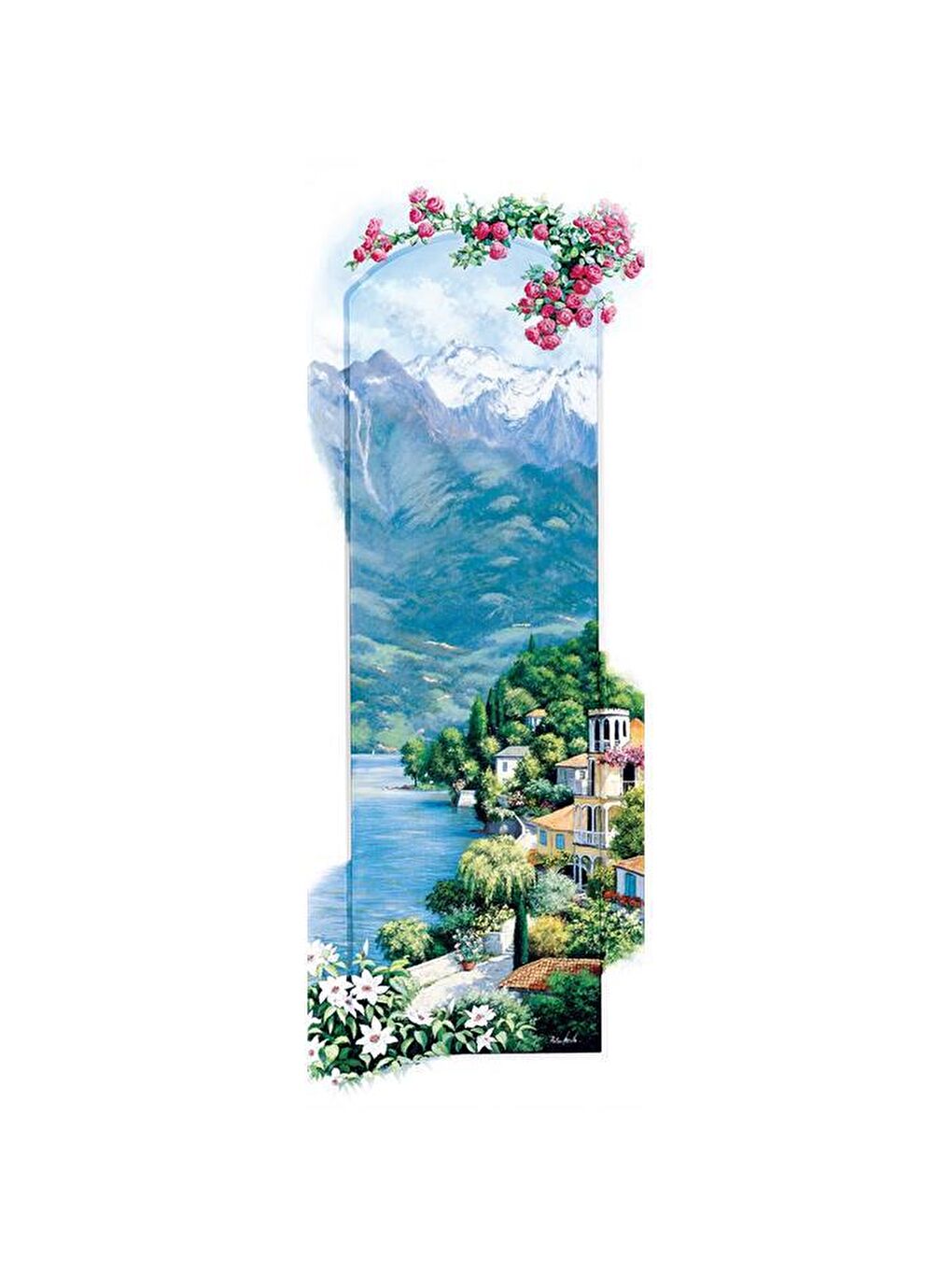 Art Puzzle Karışık 1000 Parça Panorama Puzzle Akdeniz Sabahı