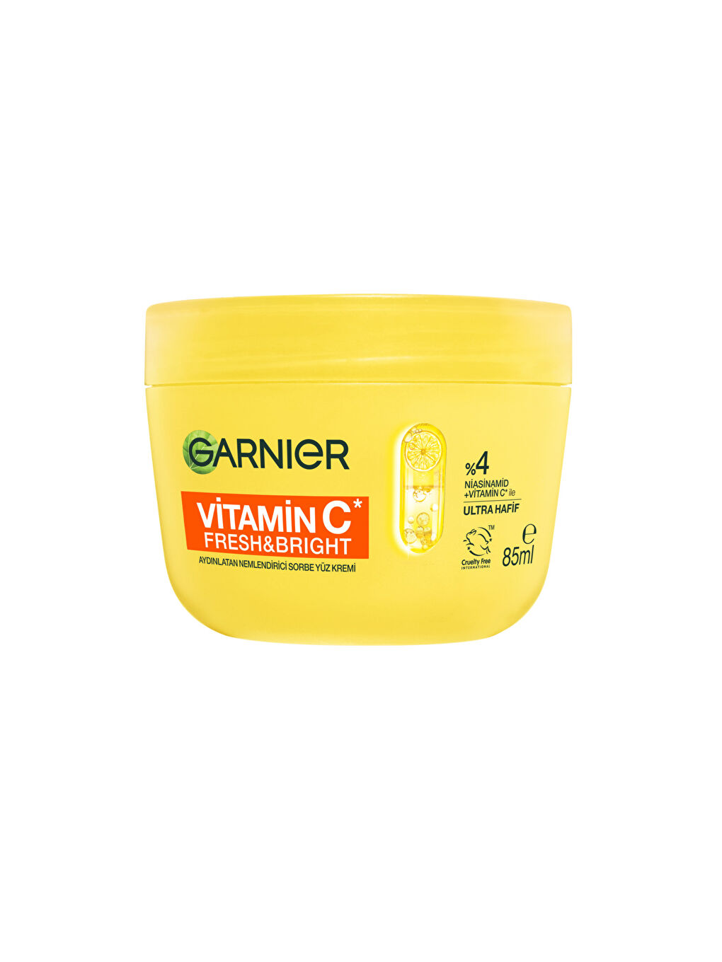 C Vitamini Fresh & Bright Aydınlatıcı Nemlendirici Sorbe Yüz Kremi 85 ML, Vegan & Cruelty Fr-8