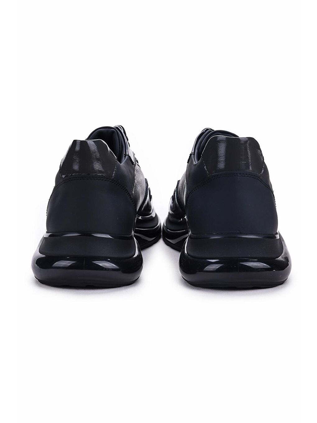 Siyah 152-18421 Deri Erkek Casual Ayakkabı-3