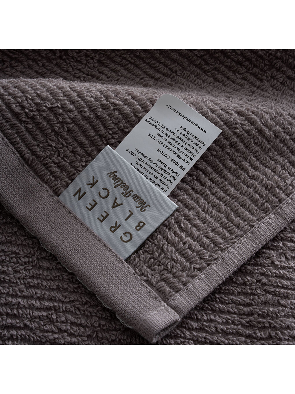 Bej Tria Yüz Havlusu %100 Pamuk Jakarlı Vizon 50x90 Cm-2