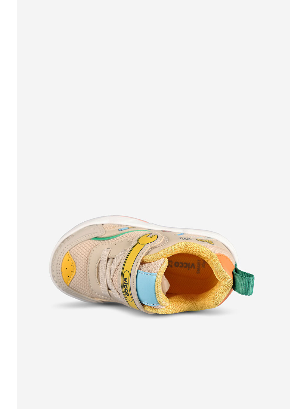 Repair Baskılı Erkek Bebek Bej Sneaker-2