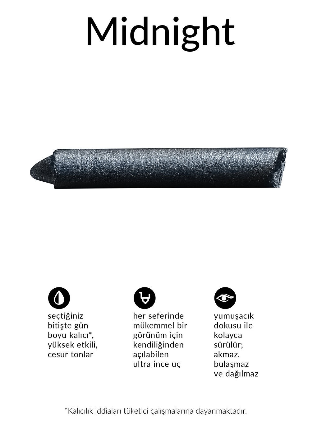 Glimmerstick Asansörlü Kromatik Göz Kalemi Midnight-2