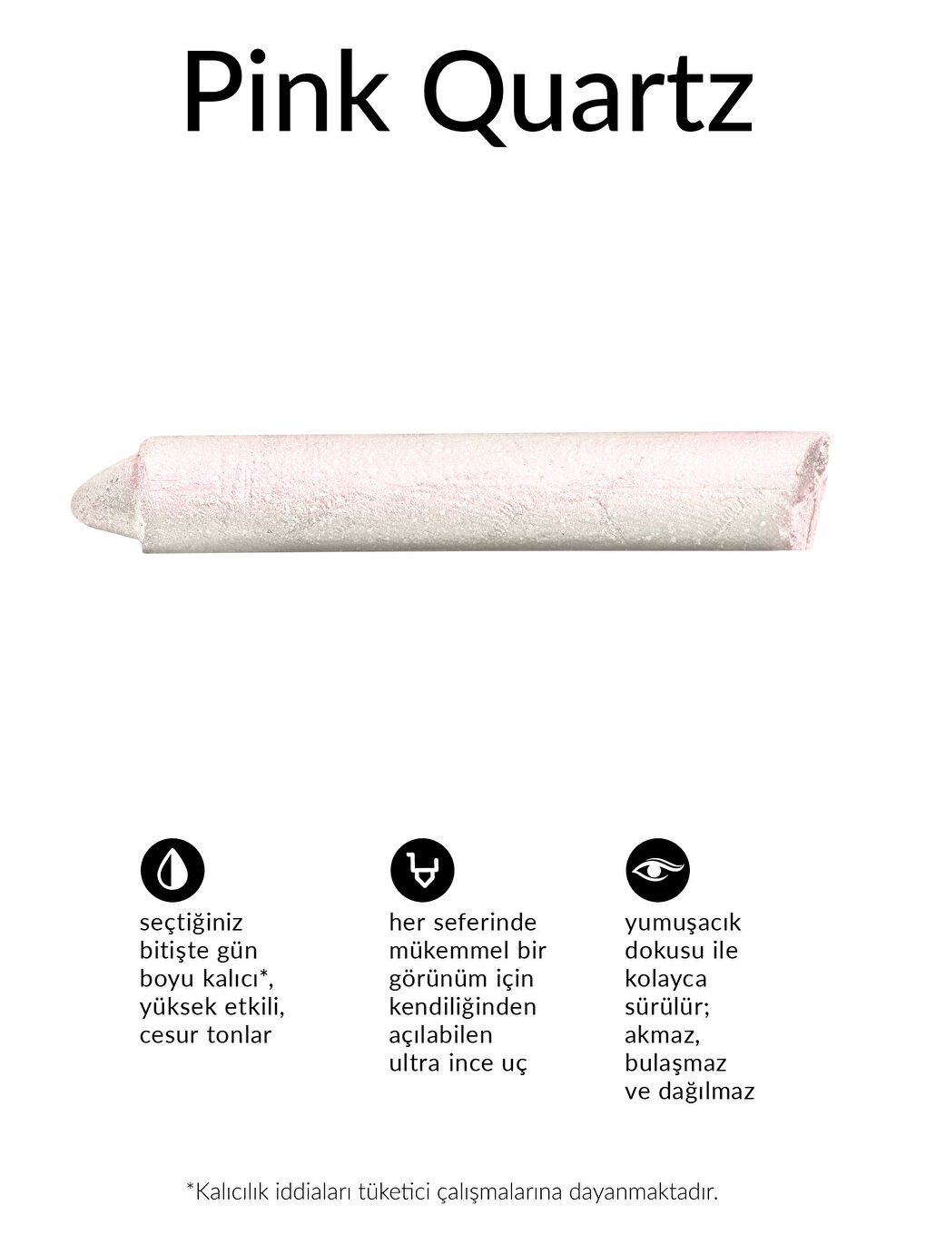 Glimmerstick Asansörlü Kromatik Göz Kalemi Pink Quartz-2