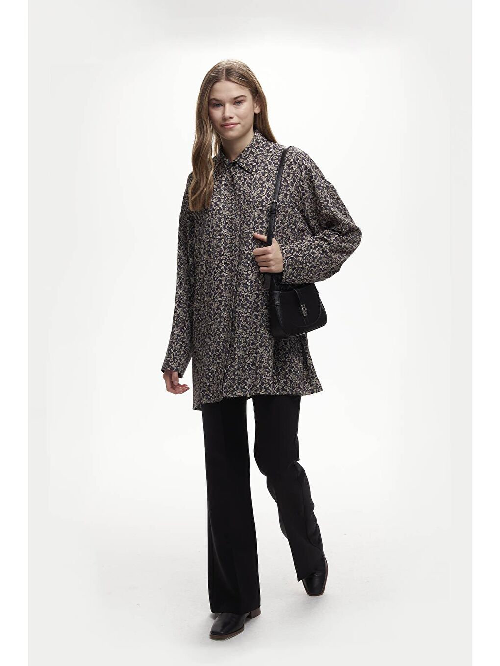 Vıntage Deri Çanta Siyah-2