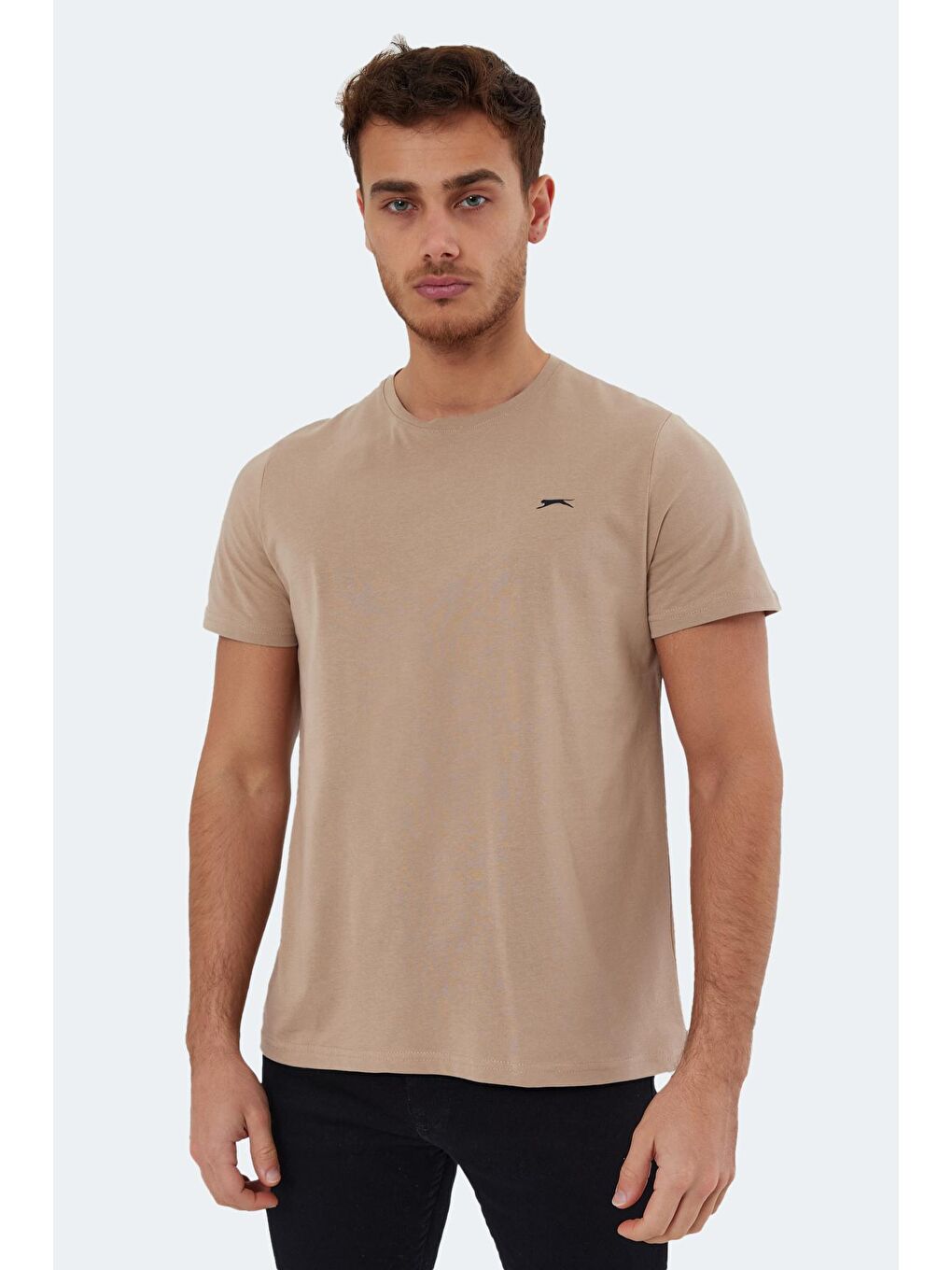 SLAZENGER Bej ROSALVA Erkek T-Shirt Bej