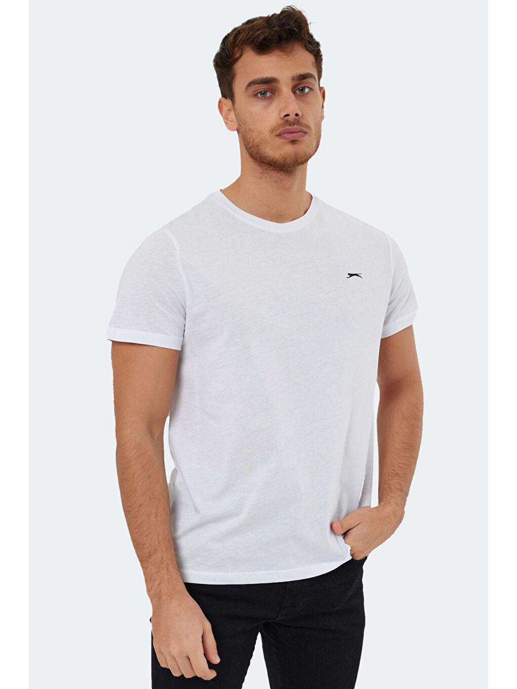 SLAZENGER Beyaz ROSALVA Erkek T-Shirt Beyaz