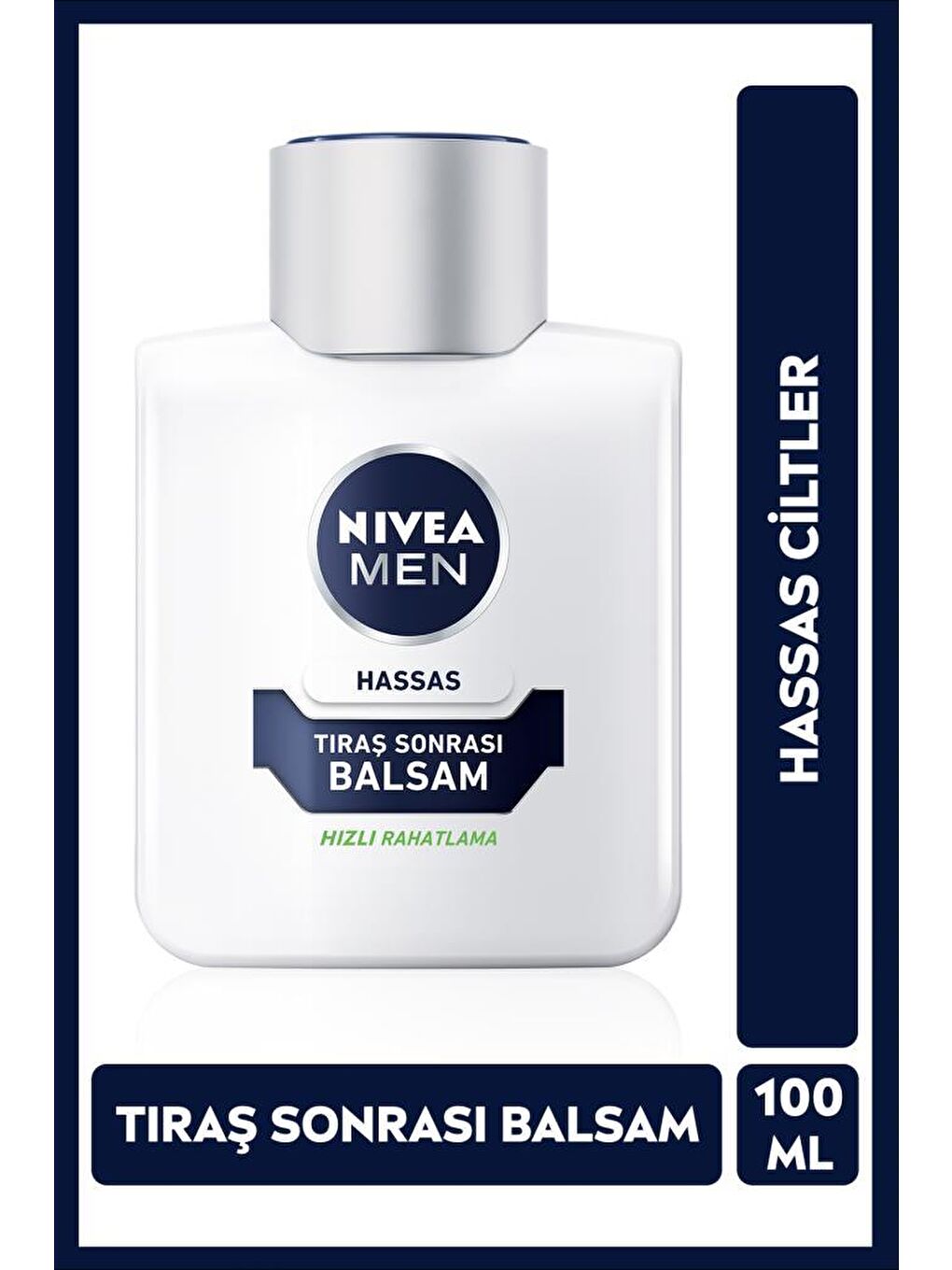 Men Hassas Tıraş Sonrası Balsam 100 ml, Hassas Ciltler, Alkolsüz Formül, Hızlı Emilir