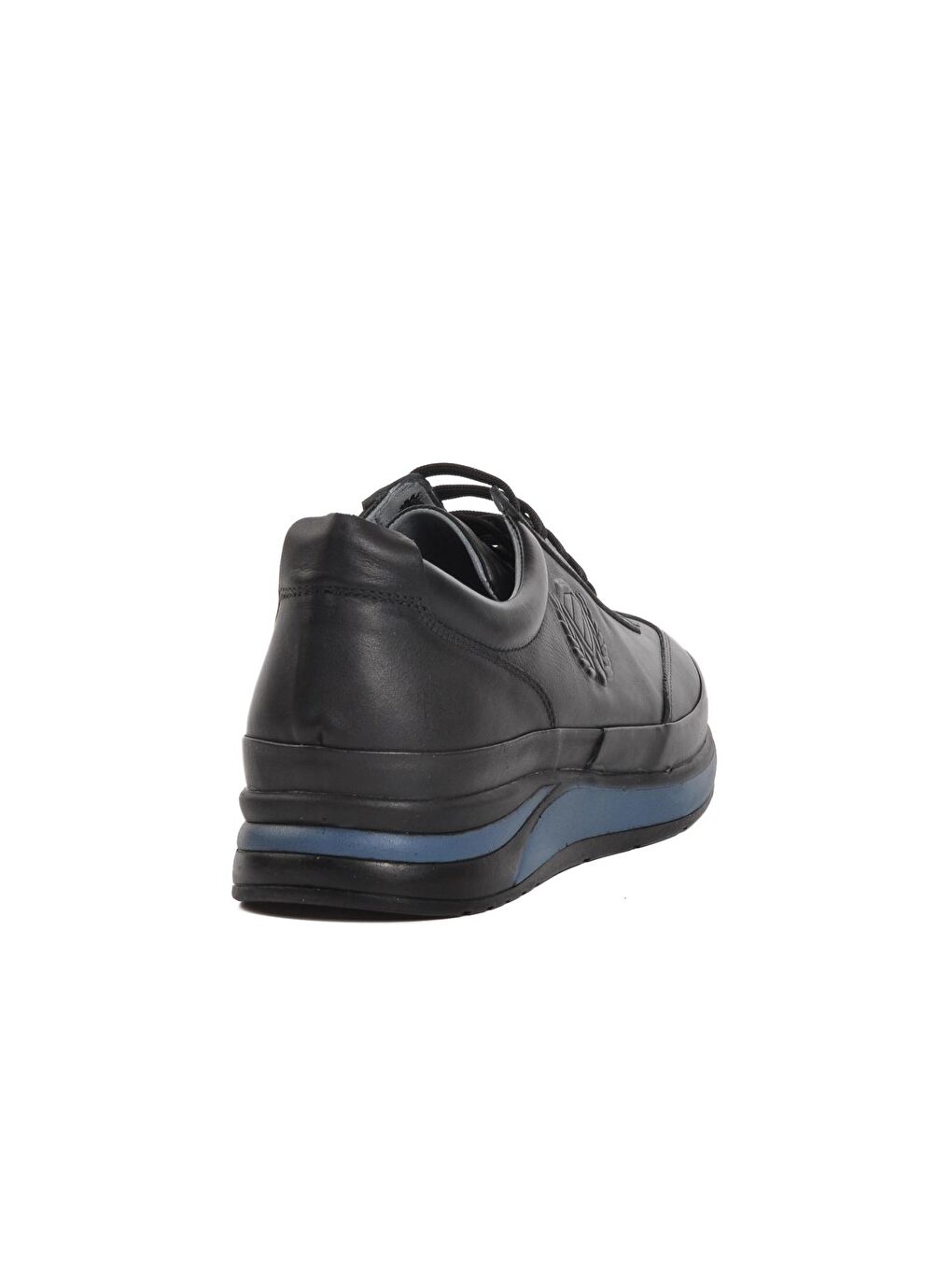 2000-1Y Siyah Hakiki Deri Erkek Casual Ayakkabı-3