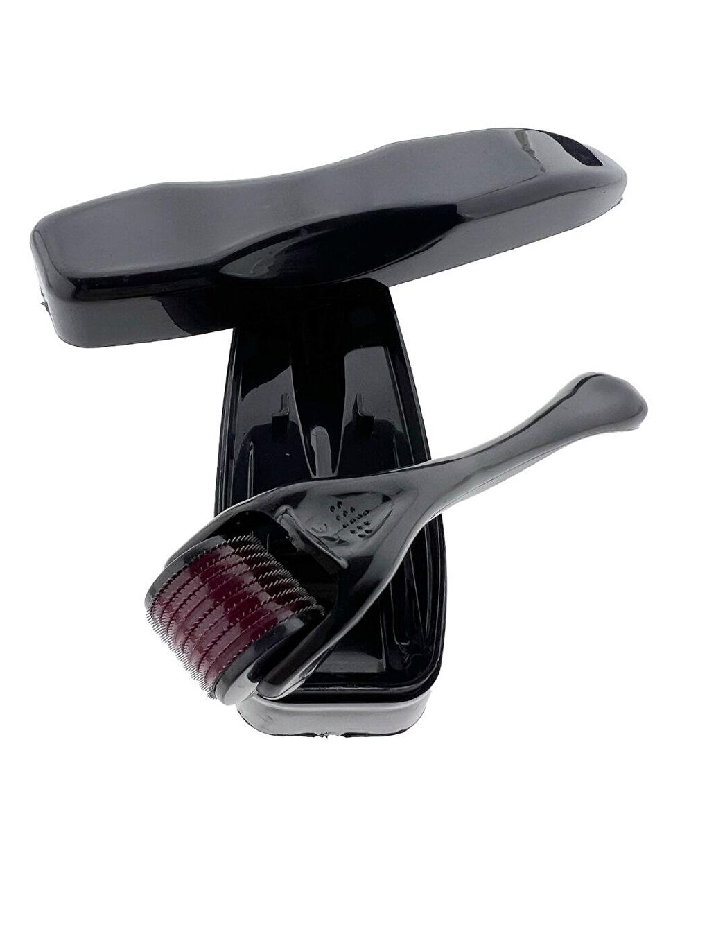 Dermaroller Saç, Yüz, Vücut Masaj Aleti, Yenilenmiş iğne Titanyum Uçlu 540 İğneli