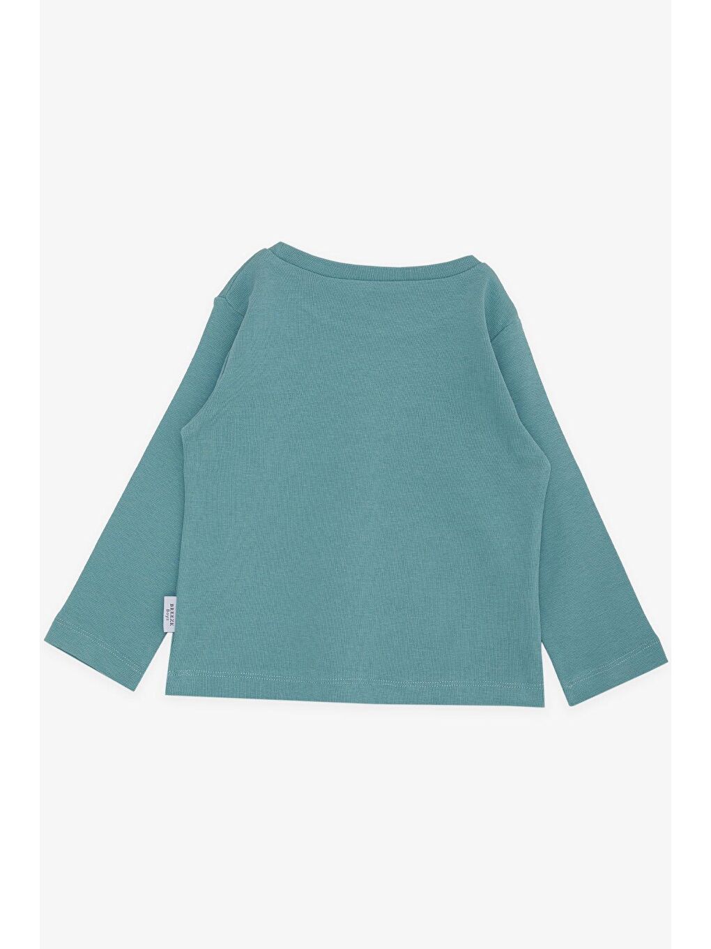 Erkek Çocuk Uzun Kollu Tişört Basic Mint Yeşili (1-4 Yaş)-1