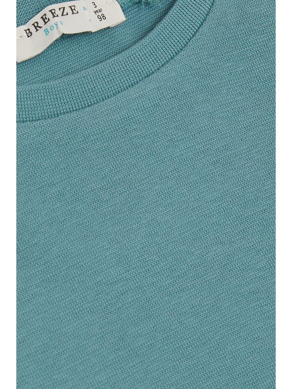 Erkek Çocuk Uzun Kollu Tişört Basic Mint Yeşili (1-4 Yaş)-2